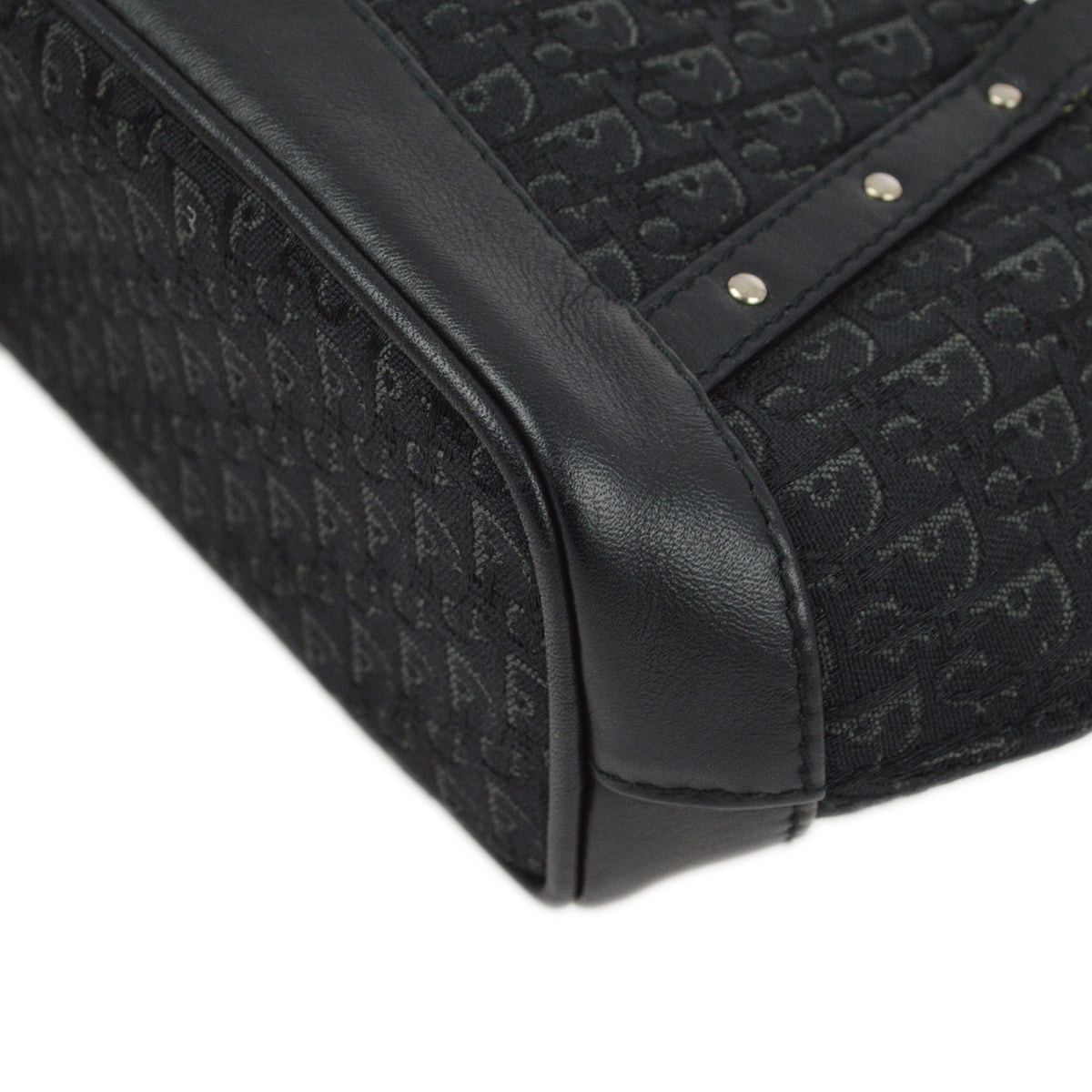 Christian Dior 2003 Black Street Chic Trotter Handbag