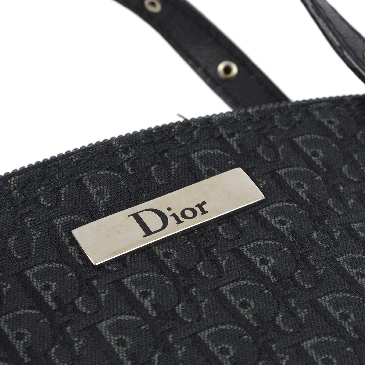 Christian Dior 2003 Black Street Chic Trotter Handbag