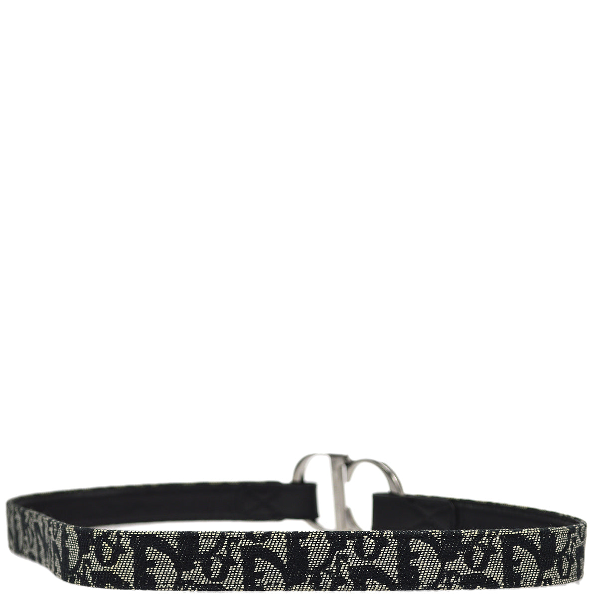 Christian Dior Trotter Belt Black #75 Small Good