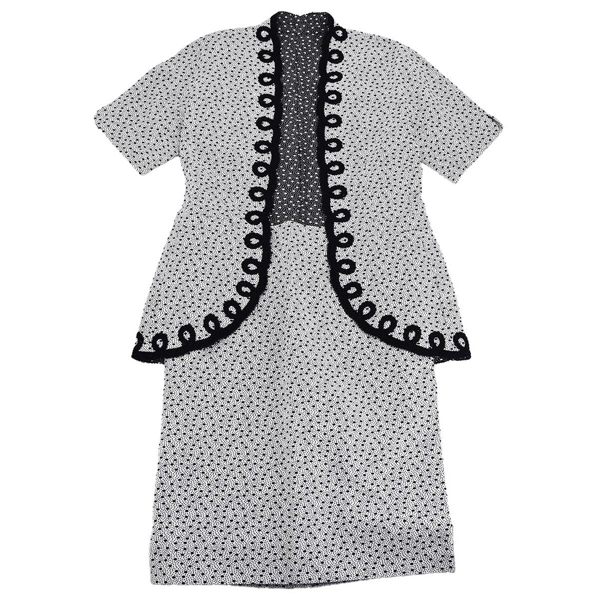 Christian Dior Setup Suit Jacket Skirt White #13