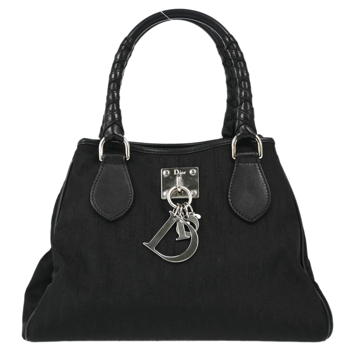 Christian Dior 2008 Black Lovely Trotter Tote Handbag