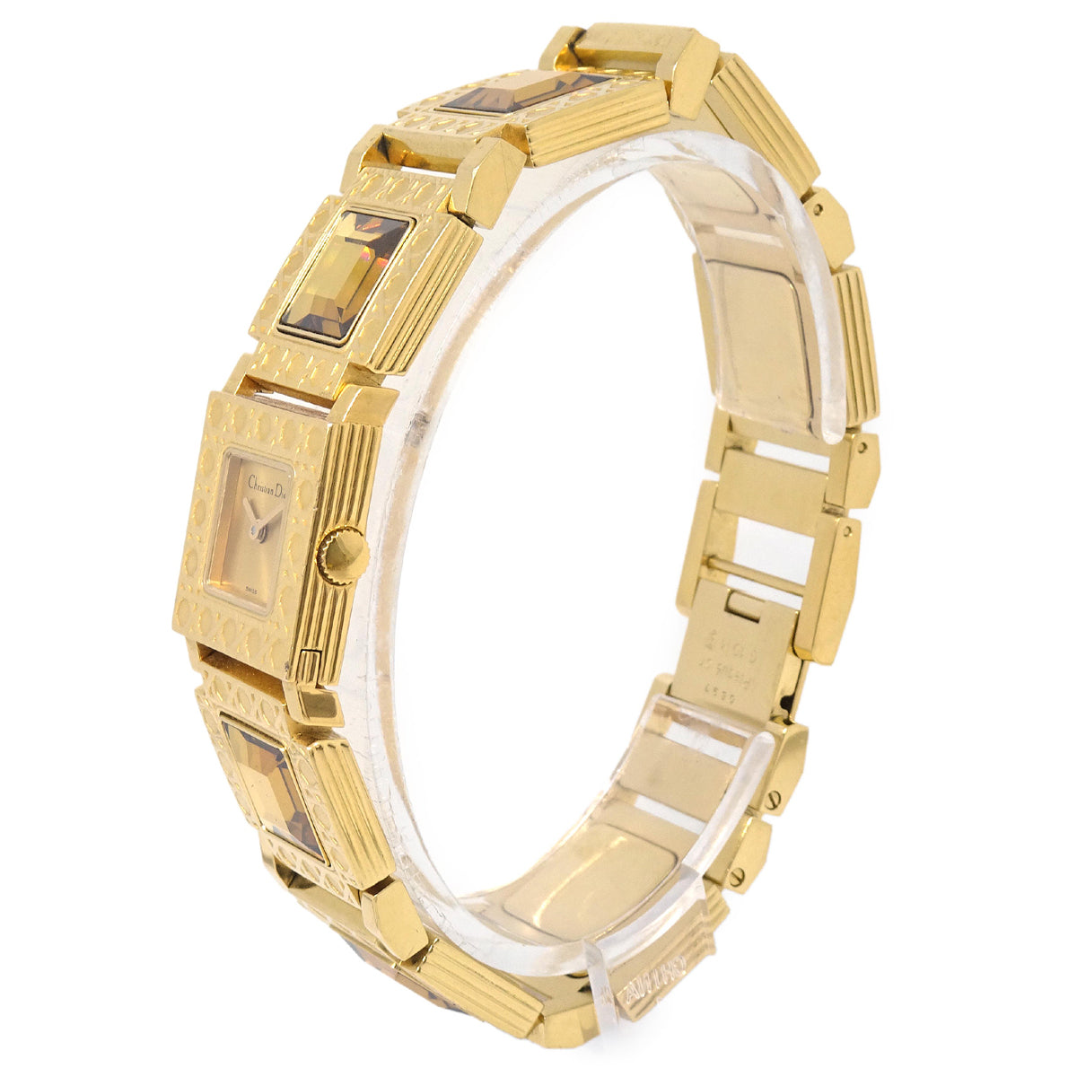 Christian Dior D60-159 La Parisienne Quartz Watch Gold