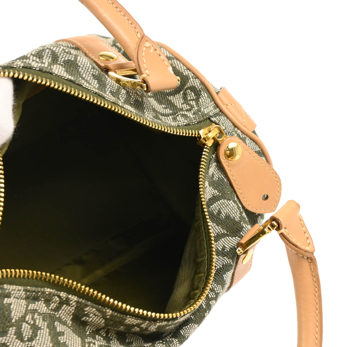 Christian Dior 2001 Green Trotter Handbag