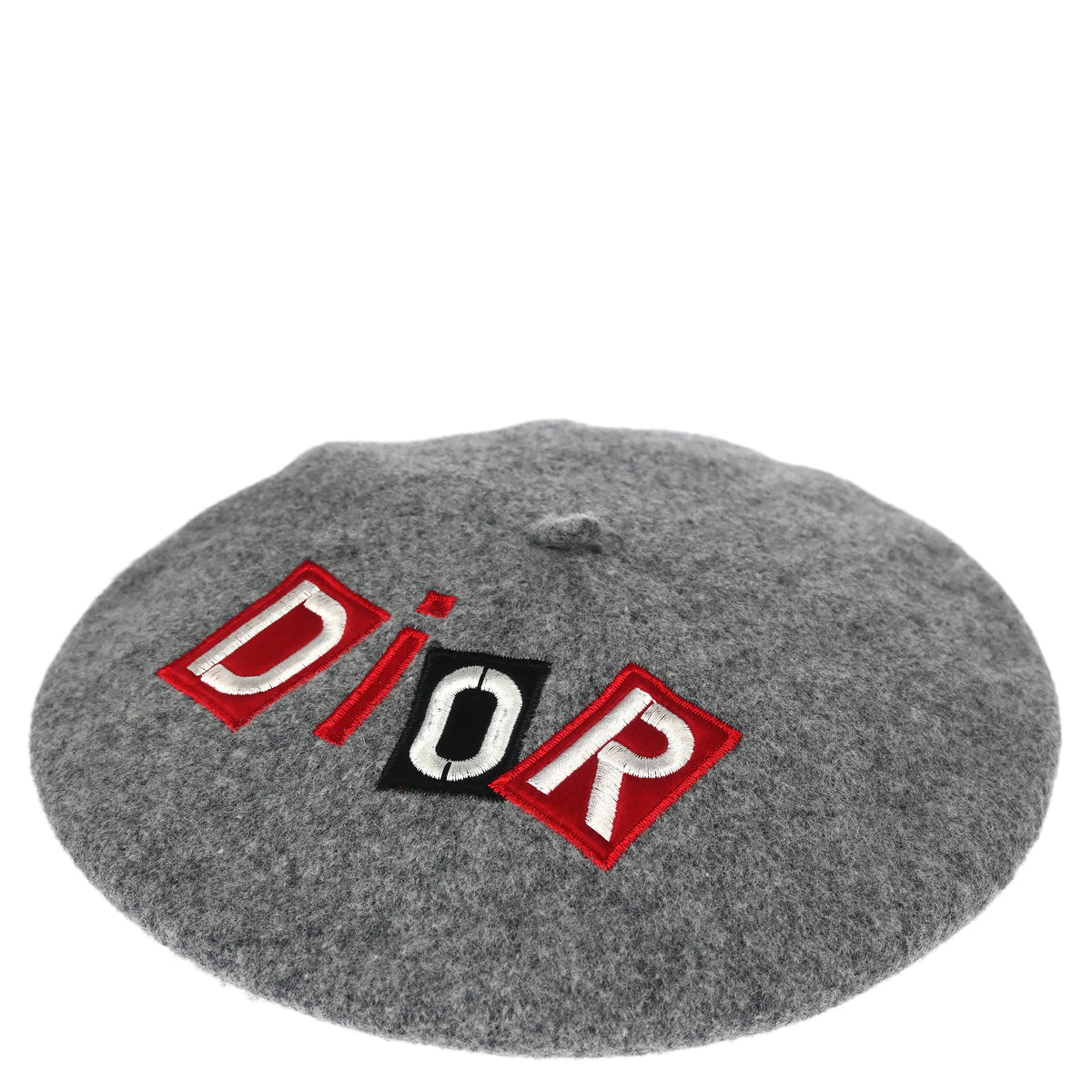 Christian Dior Gray Hat Beret SPH04001A Small Good