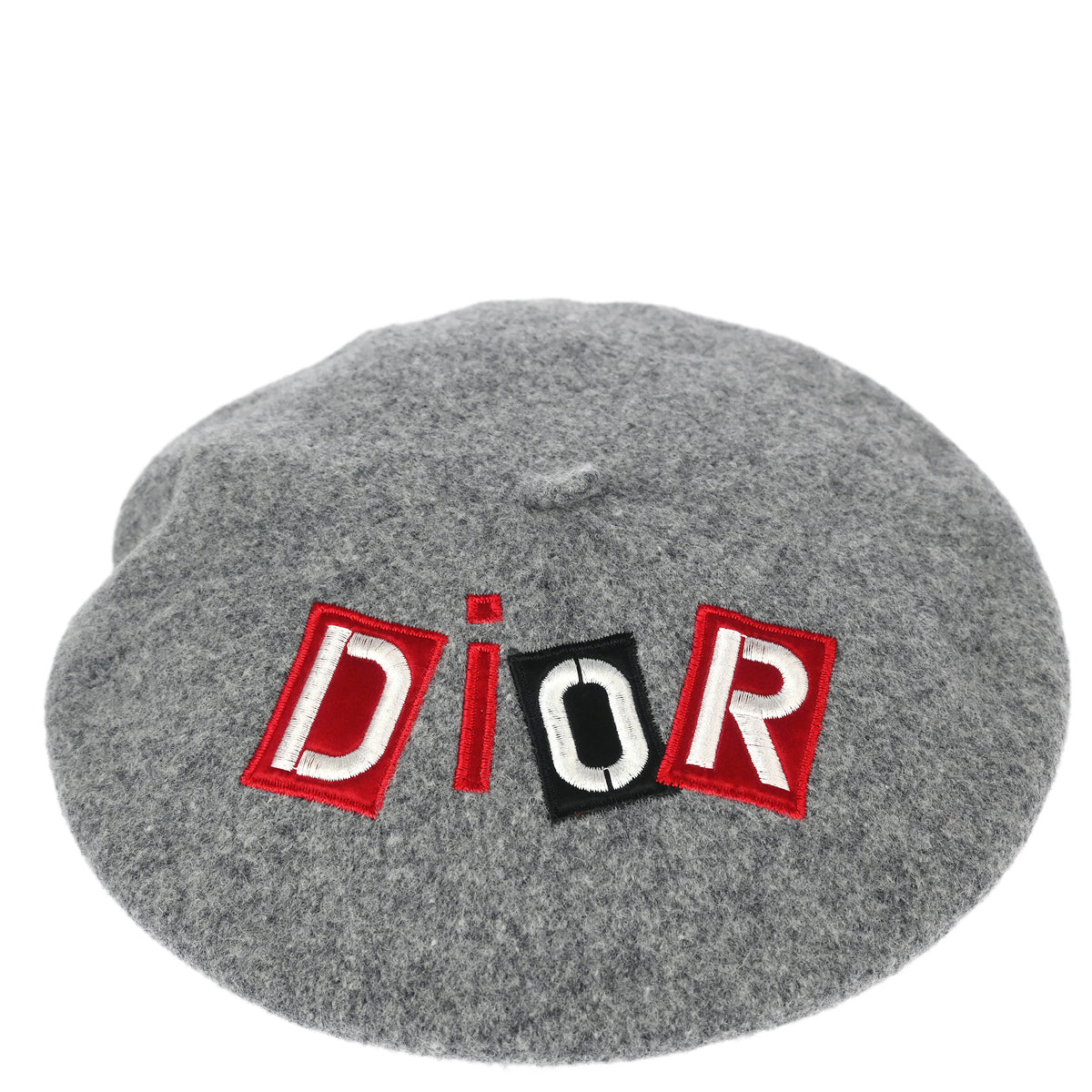 Christian Dior Gray Hat Beret SPH04001A Small Good