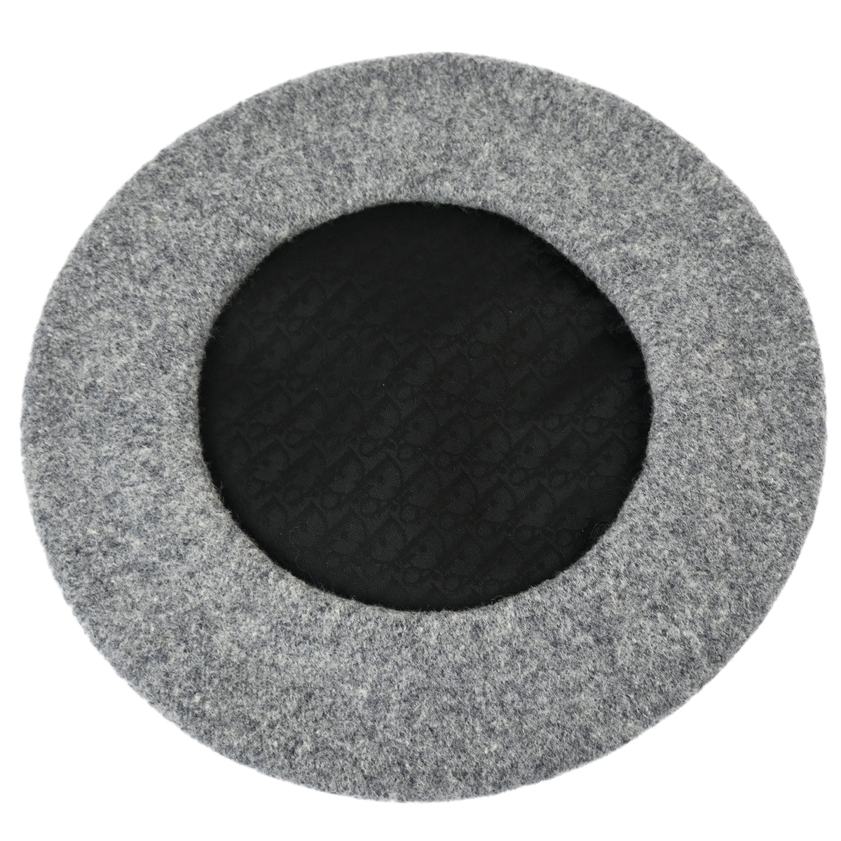Christian Dior Gray Hat Beret SPH04001A Small Good