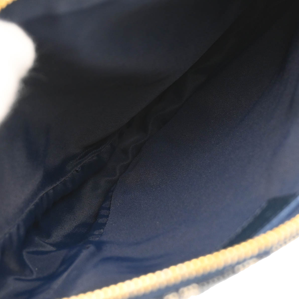 Christian Dior 2004 Navy Trotter Saddle Handbag