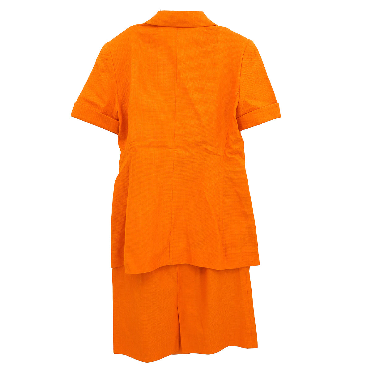 Christian Dior Setup Suit Jacket Skirt Orange #13