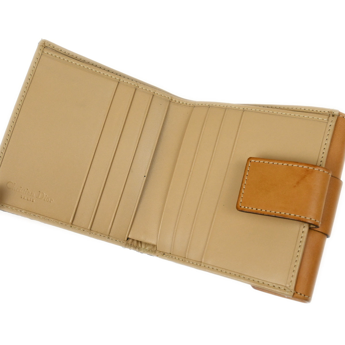 Christian Dior 2002 Brown Trotter Street Chic Wallet