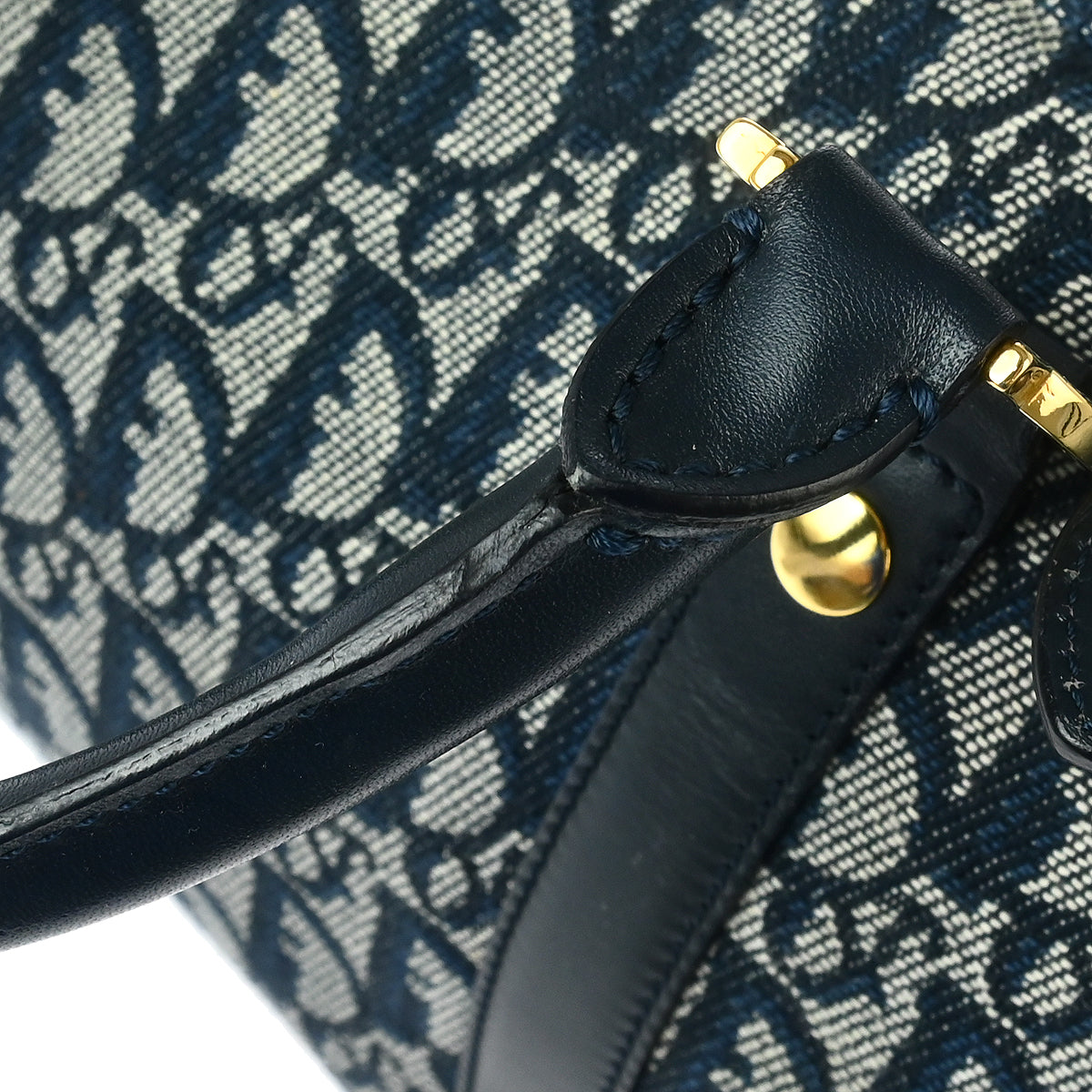 Christian Dior 2003 Navy Trotter Handbag