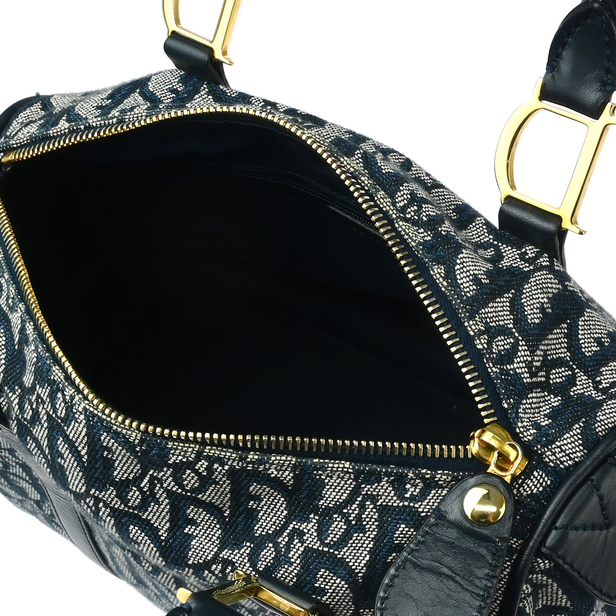 Christian Dior 2003 Navy Trotter Handbag