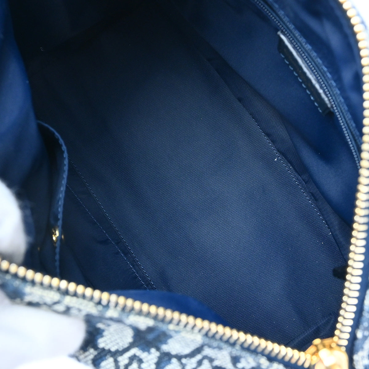 Christian Dior 2003 Navy Trotter Handbag