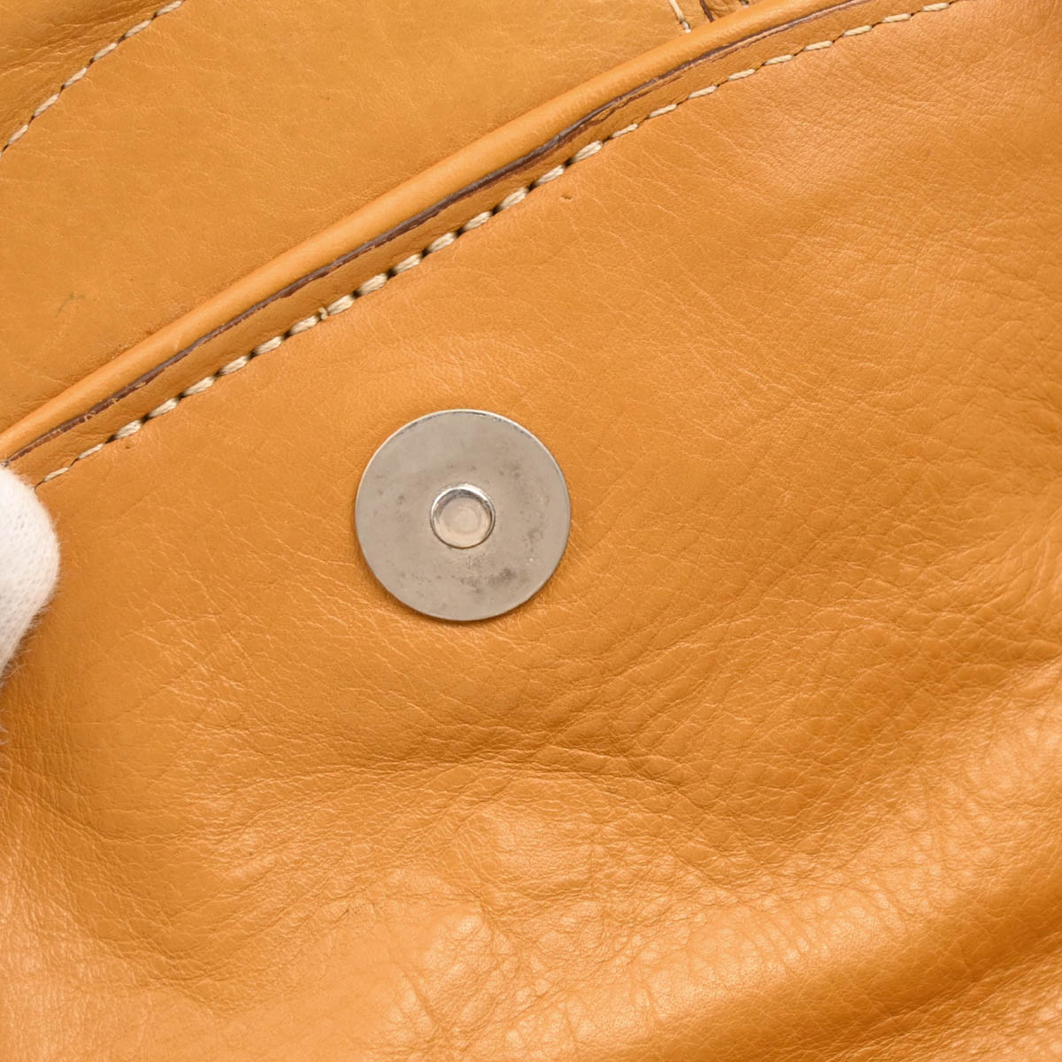 Christian Dior 1006 Brown Leather Saint Germain Handbag