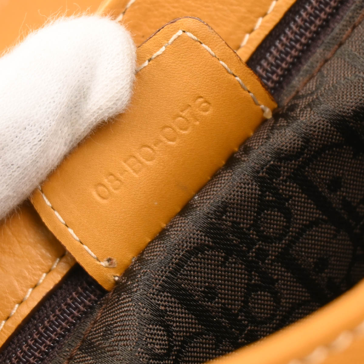 Christian Dior 1006 Brown Leather Saint Germain Handbag