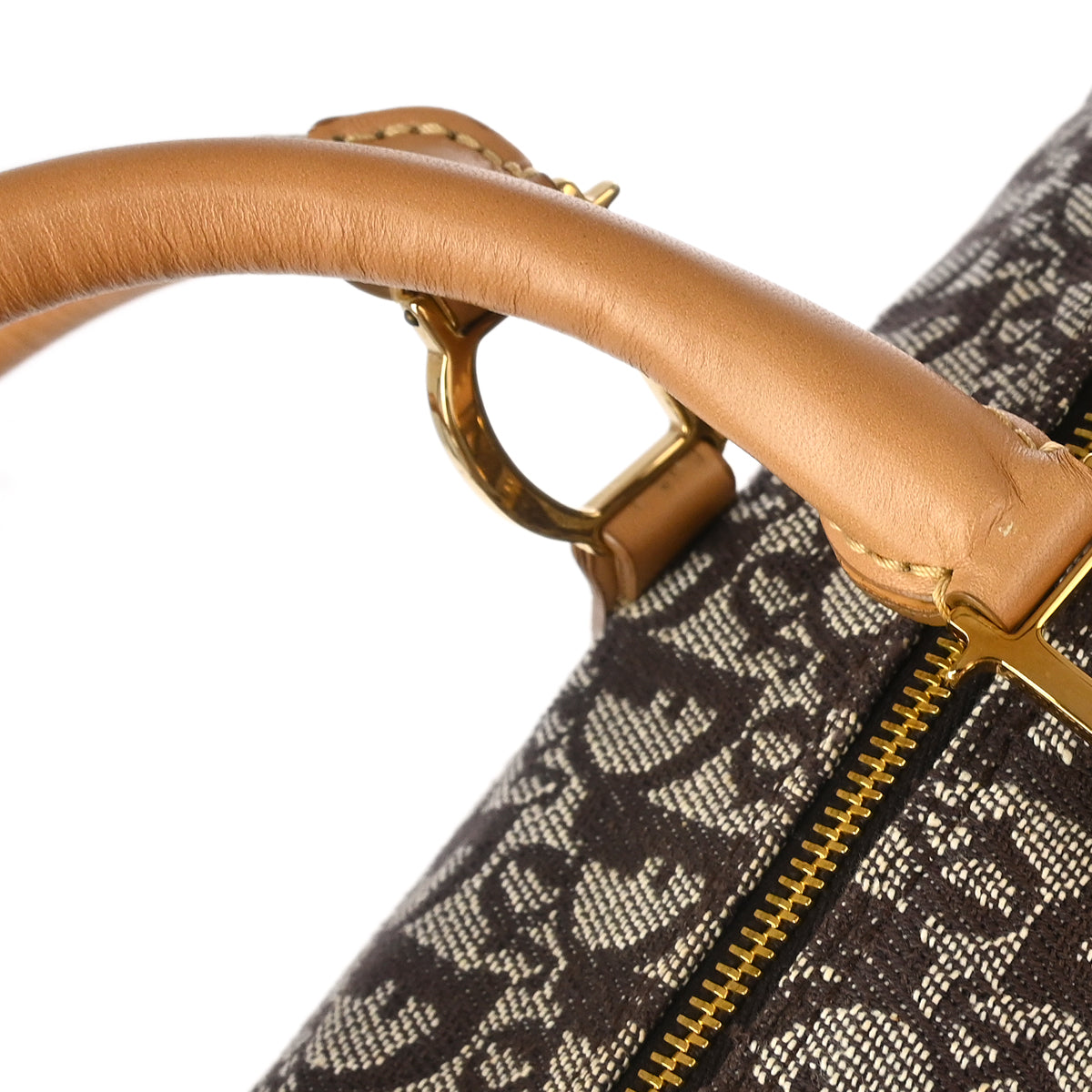 Christian Dior 2002 Brown Trotter Duffle Handbag