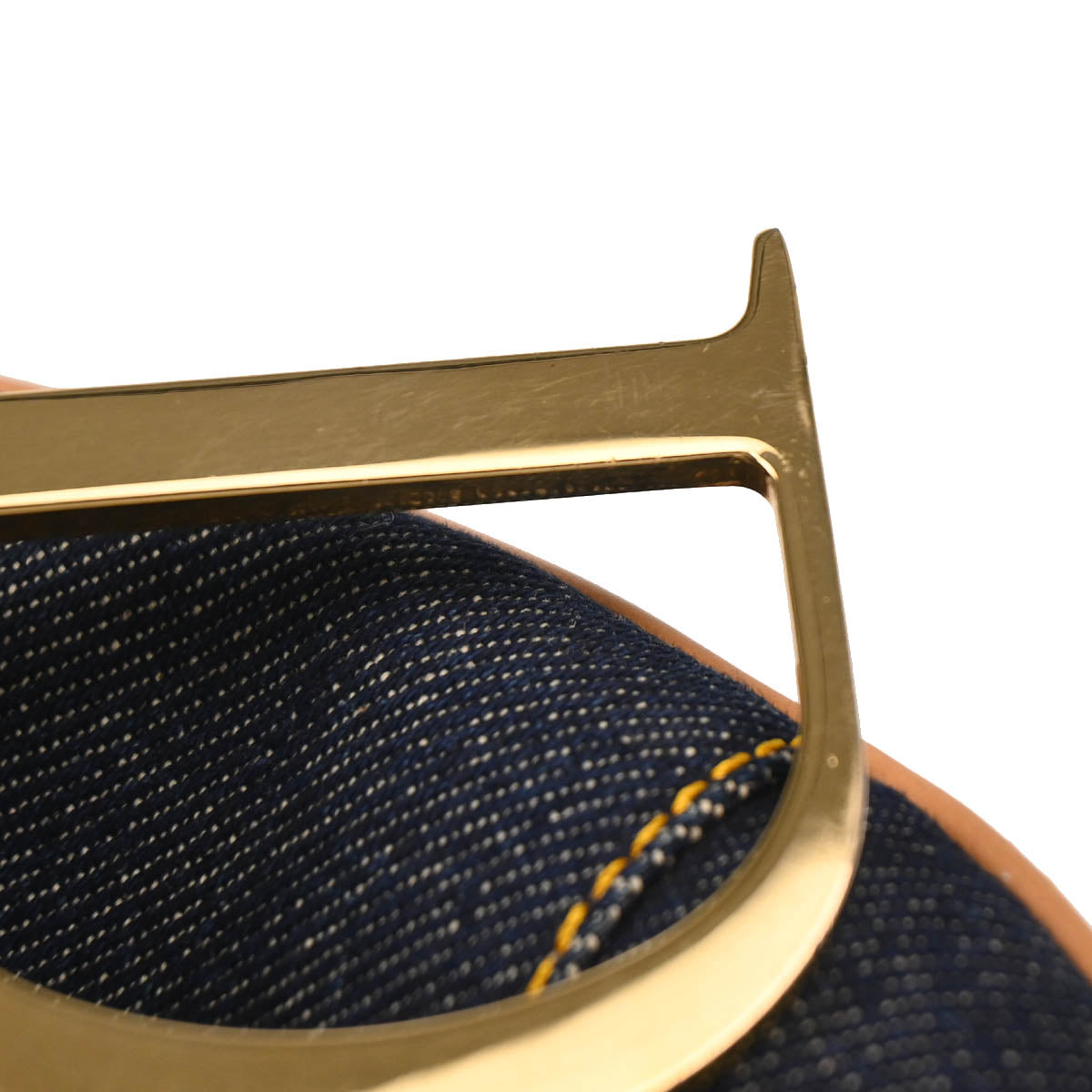 Christian Dior 2000 Navy Denim Saddle Handbag