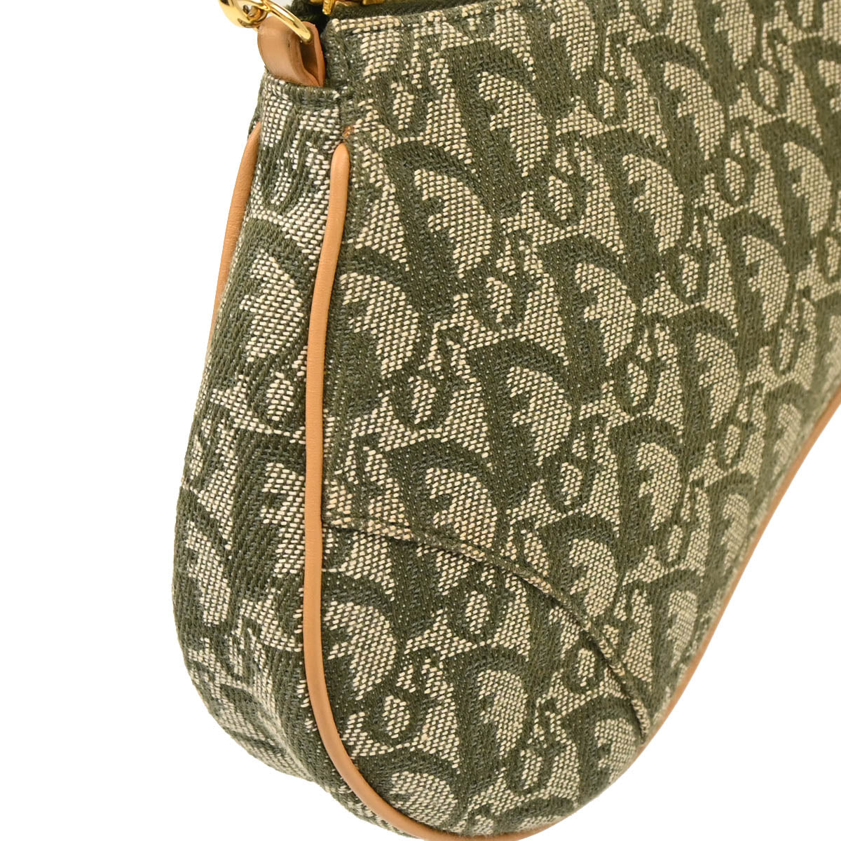 Christian Dior 2001 Green Trotter Saddle Handbag