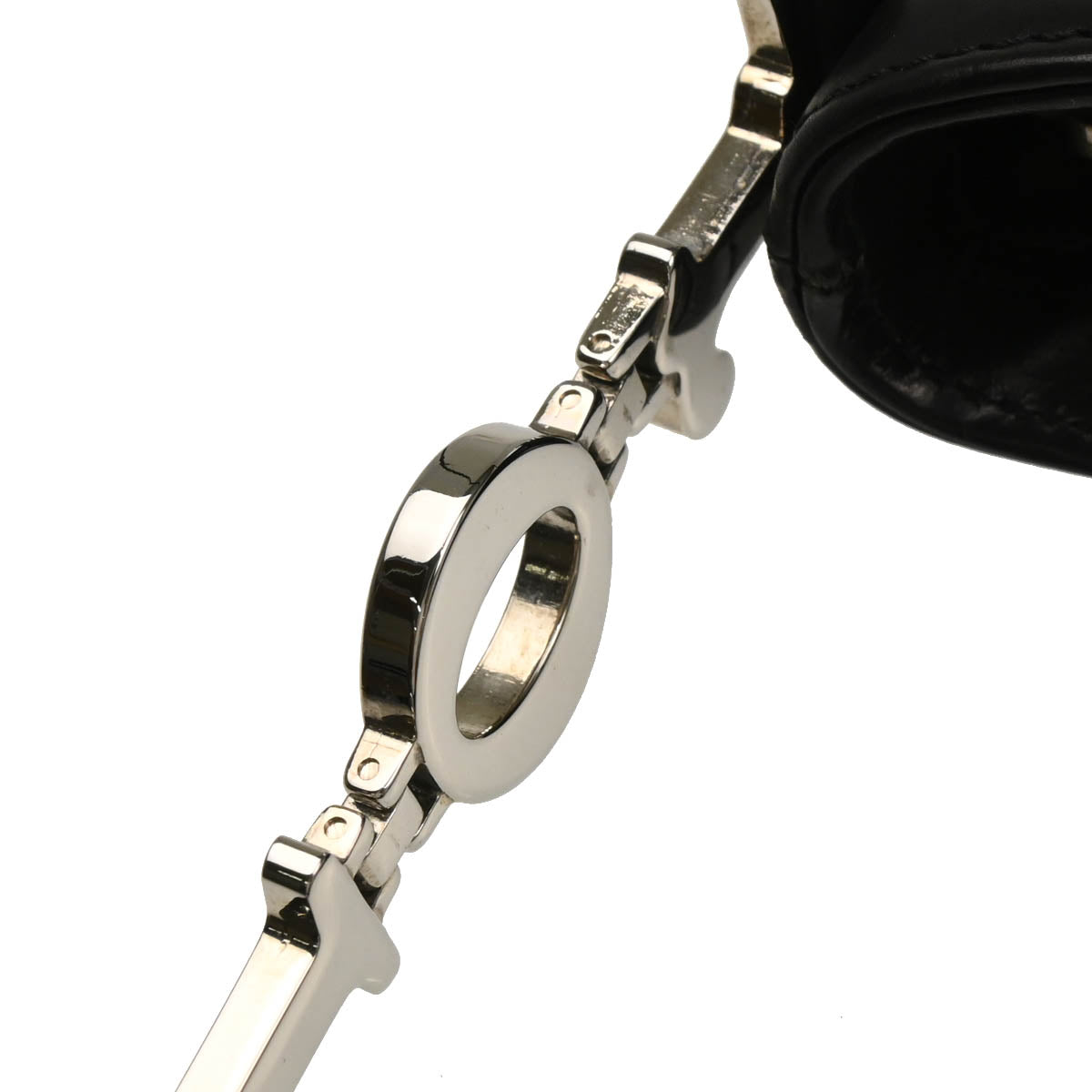 Christian Dior 2004 Black Leather Handbag