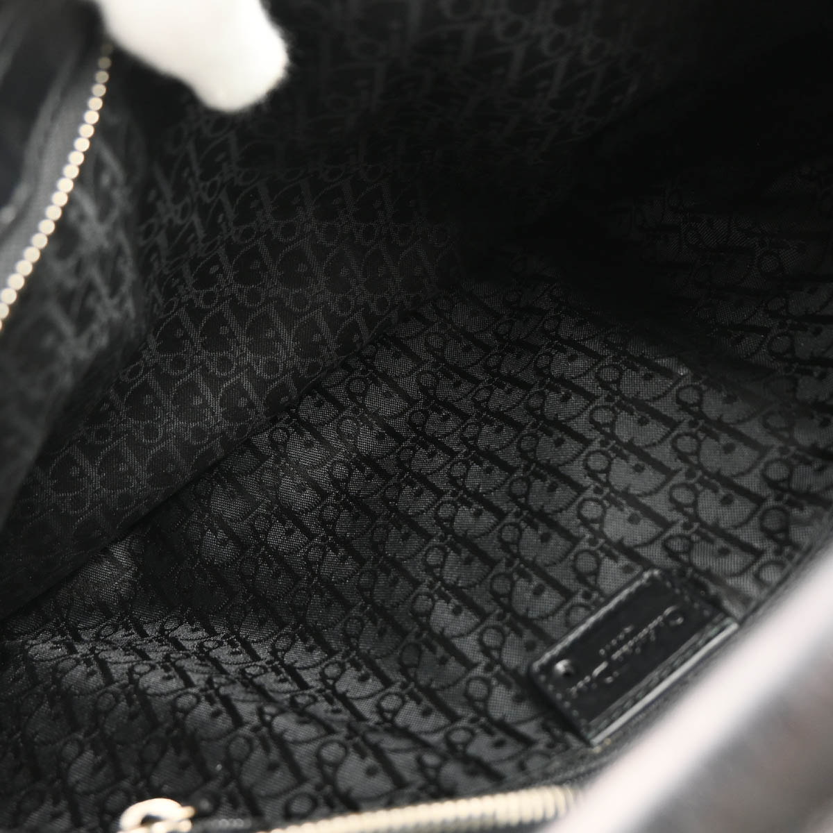 Christian Dior 2004 Black Leather Handbag