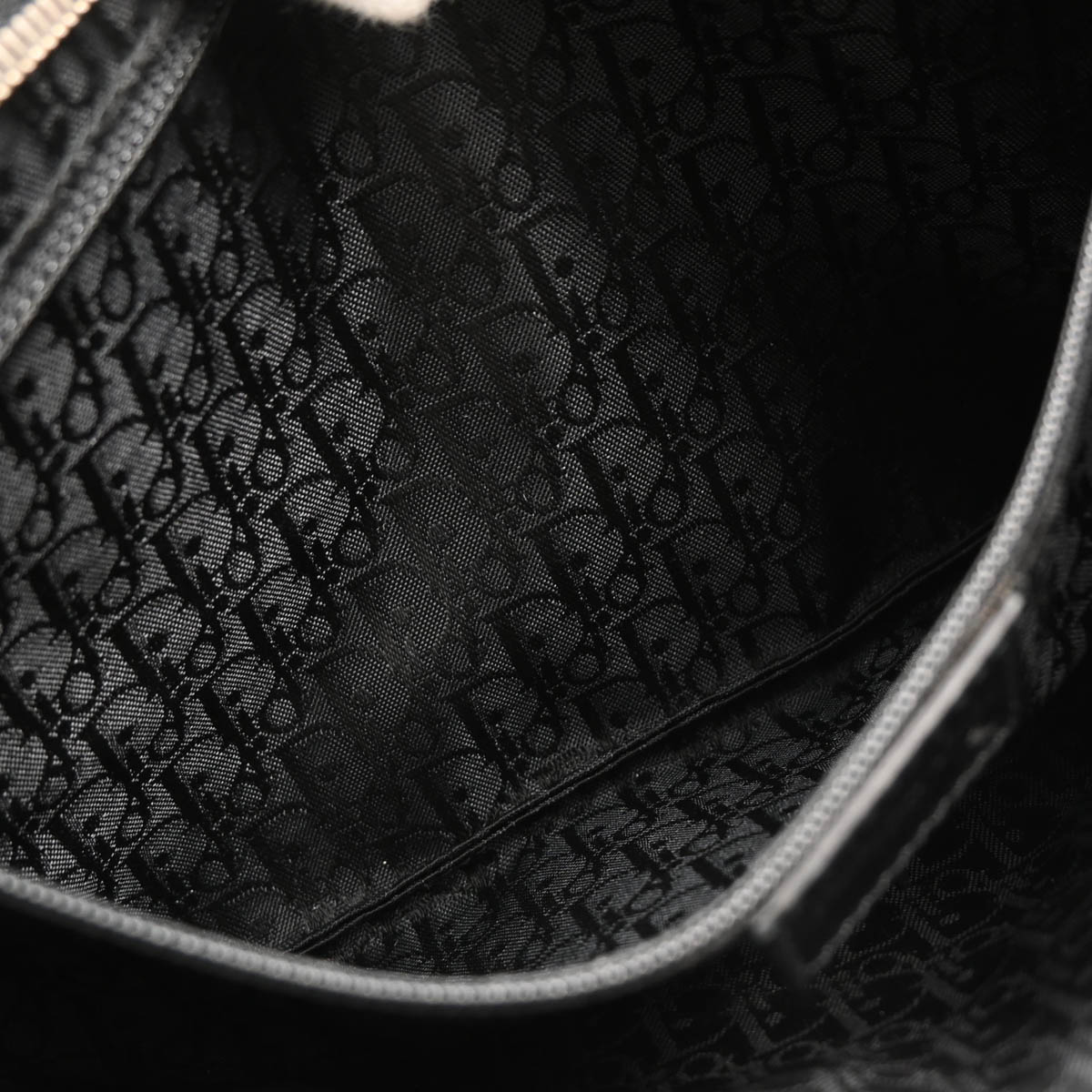 Christian Dior 2004 Black Leather Handbag