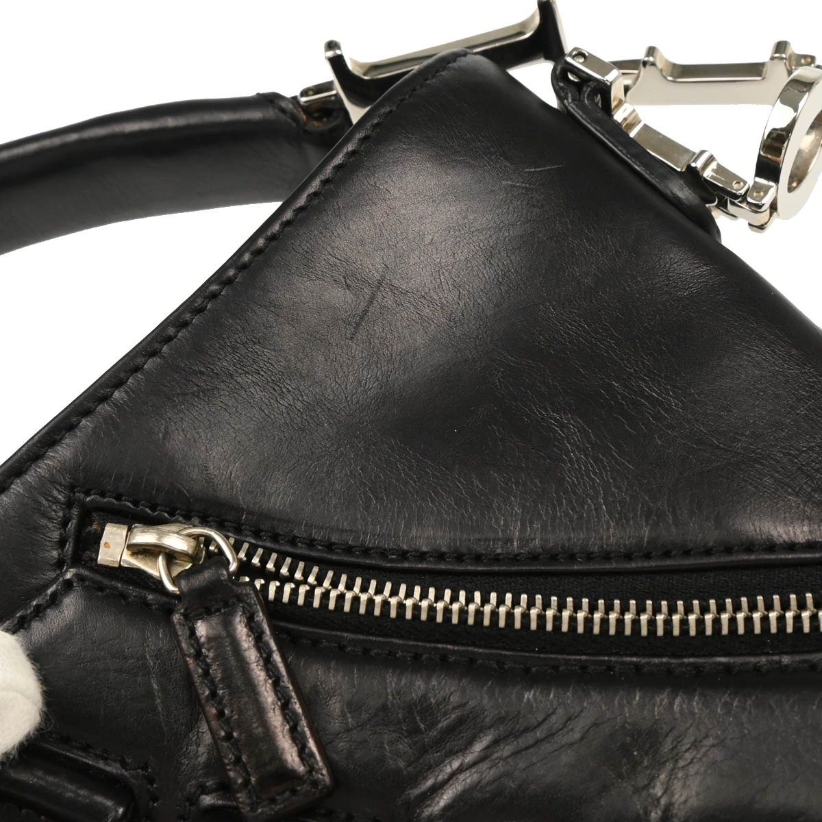 Christian Dior 2004 Black Leather Handbag