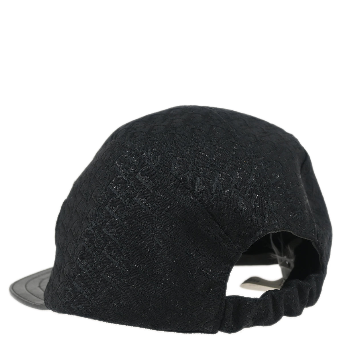 Christian Dior Black Trotter Street Chic Cap Hat #58 Small Good