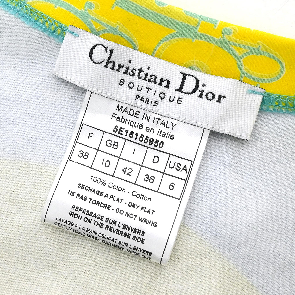 Christian Dior 2005 T-shirt Light Blue #42