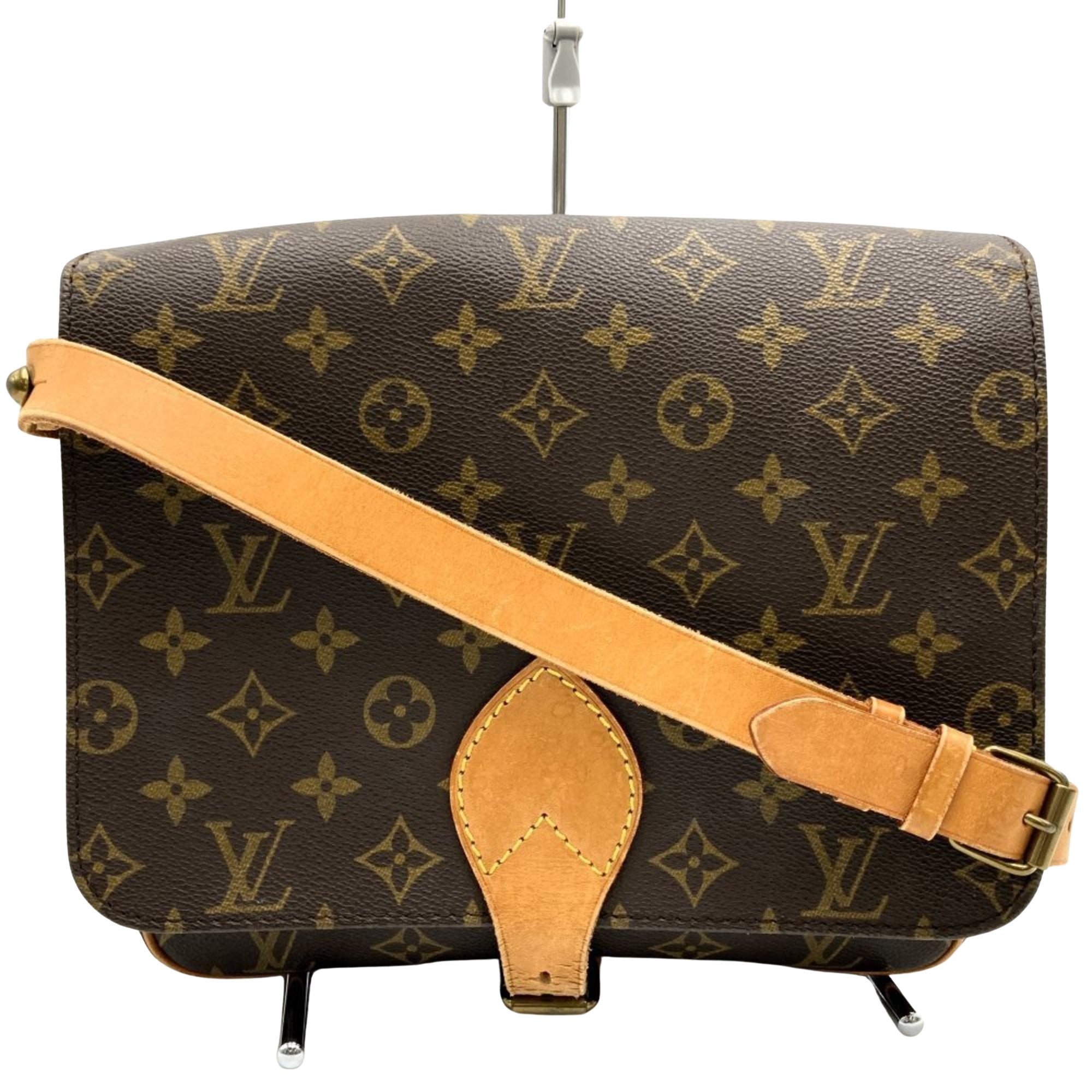 Louis Vuitton Cartouchière Canvas Shoulder Bag ()