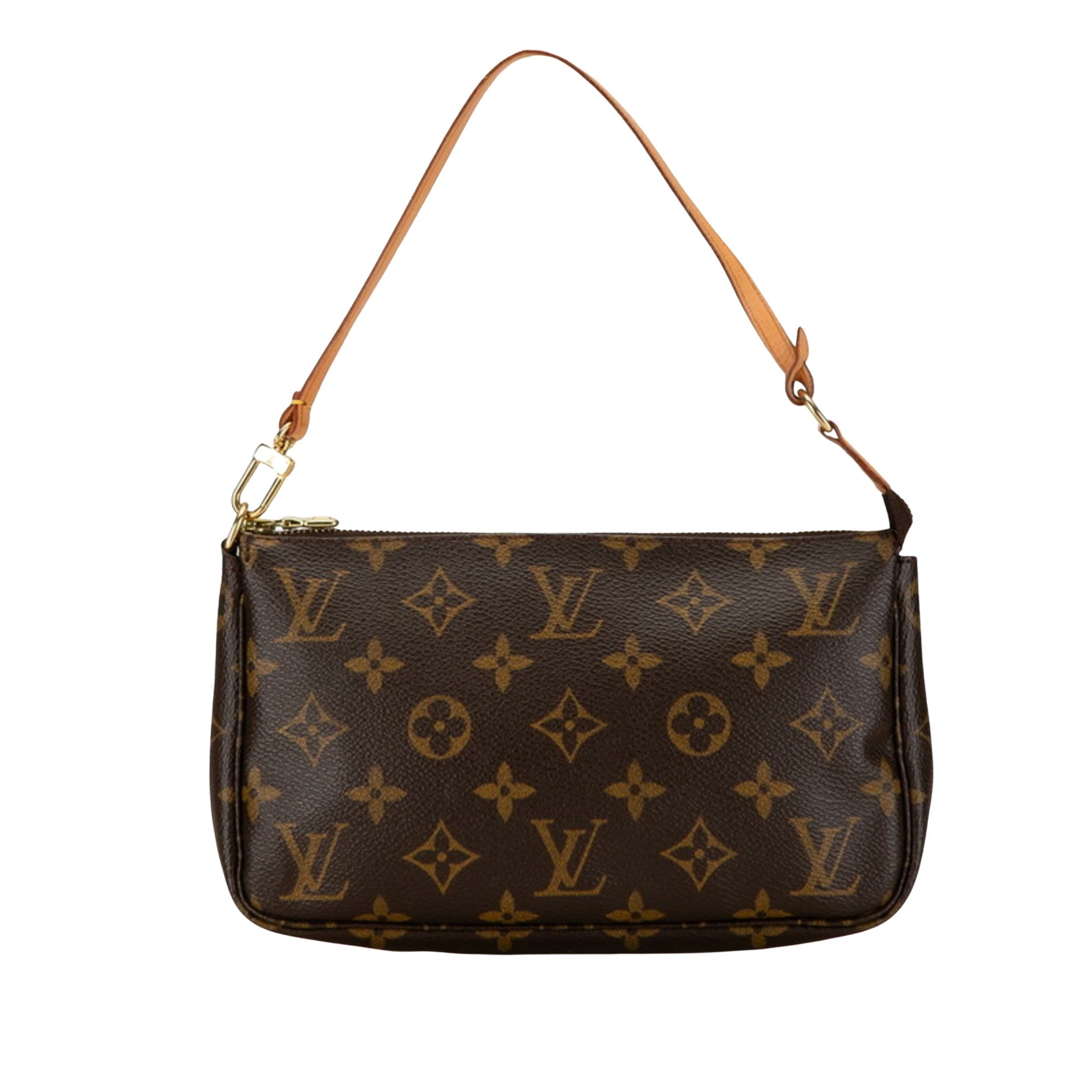 Louis Vuitton Pochette Accessoires Canvas Shoulder Bag ()