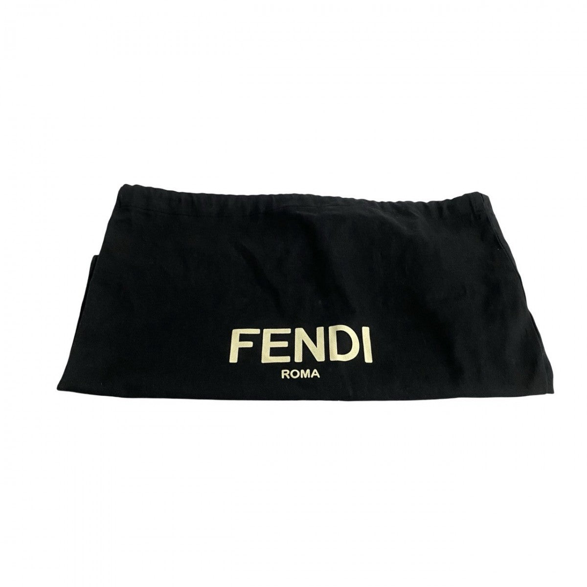FENDI Shoulder Bag leather black Peekaboo Mini Studs Women Used
