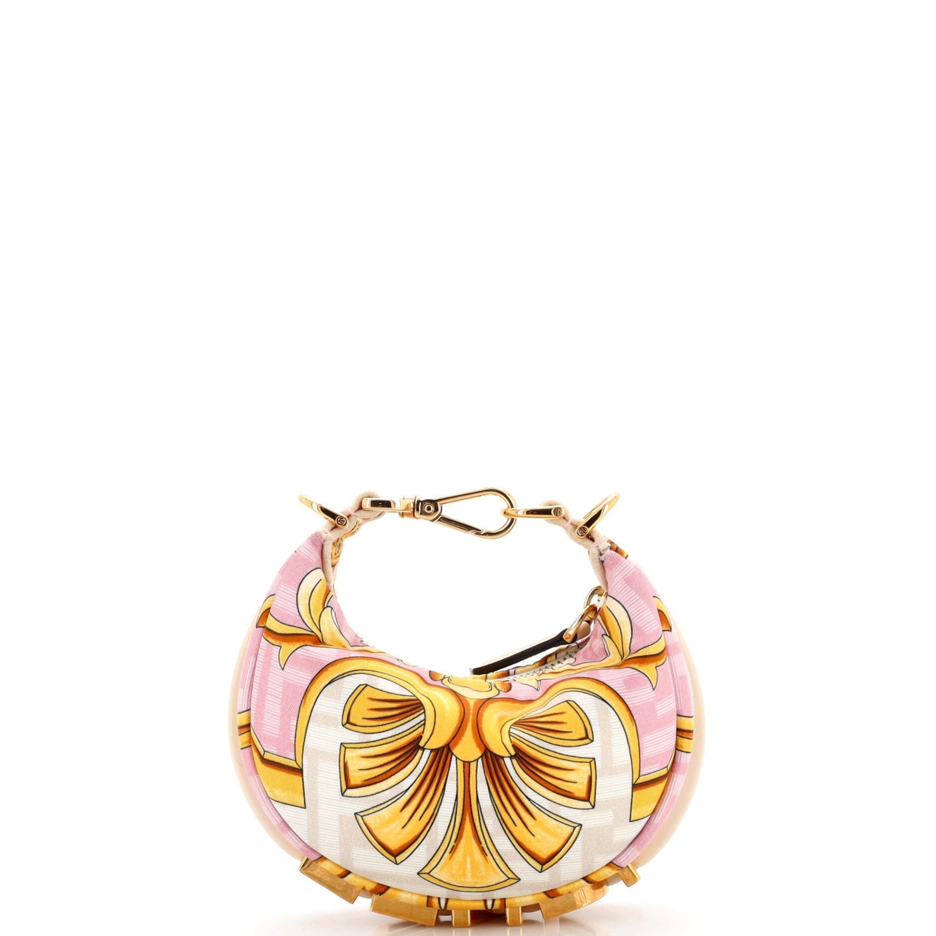x Versace Fendace Fendigraphy Bag Printed Zucca Silk Nano