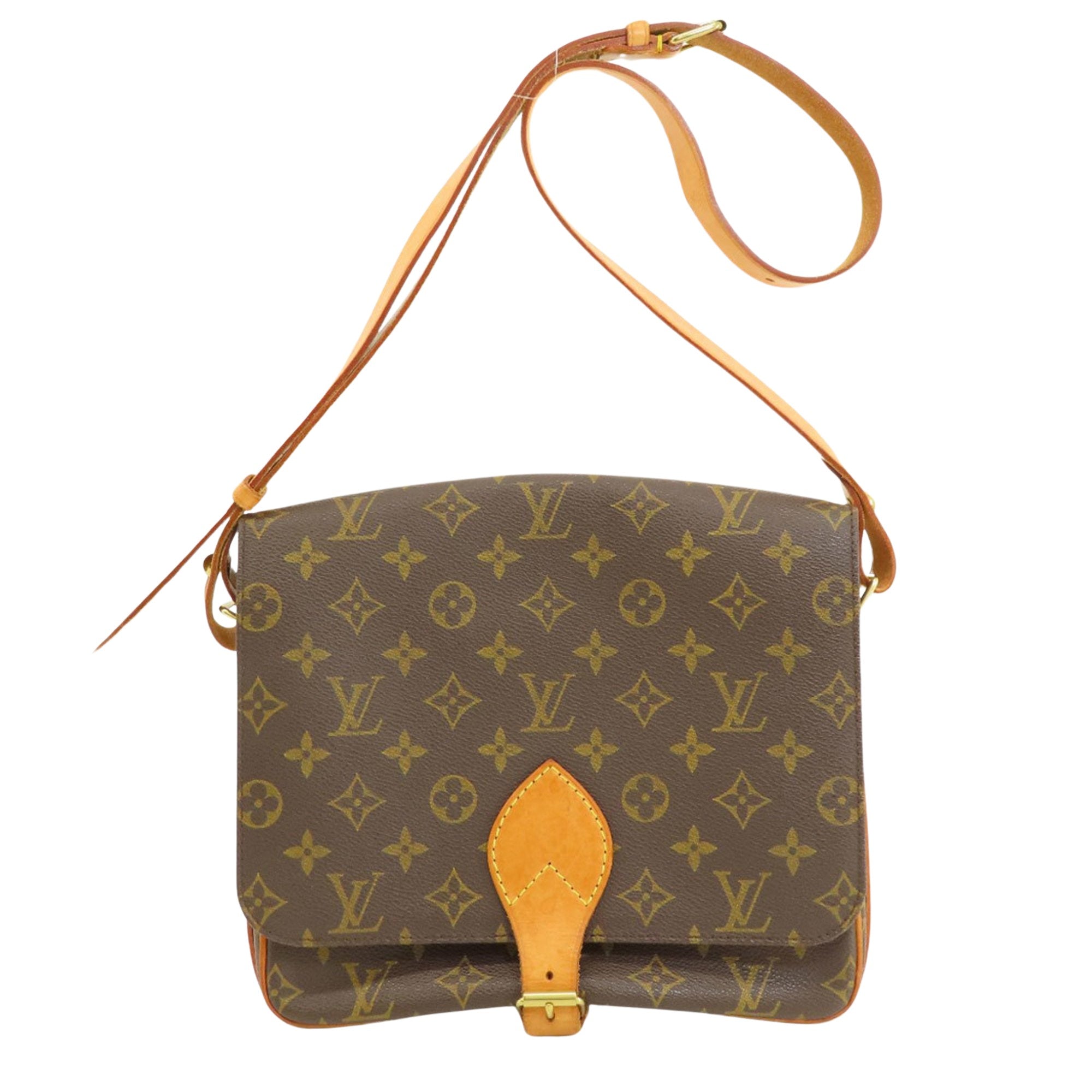 Louis Vuitton Cartouchière Canvas Shoulder Bag ()