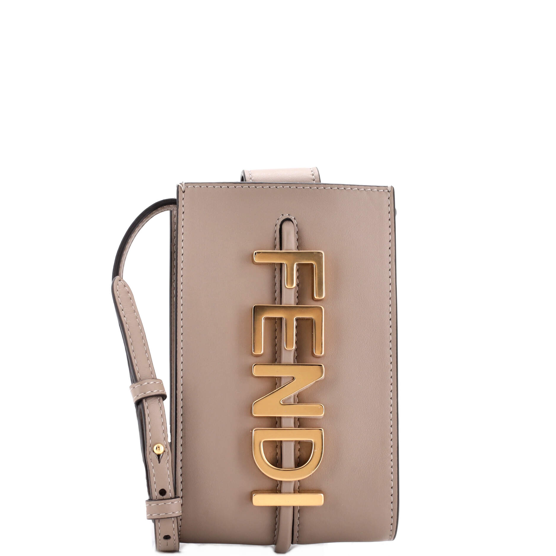 Fendigraphy Phone Pouch Leather