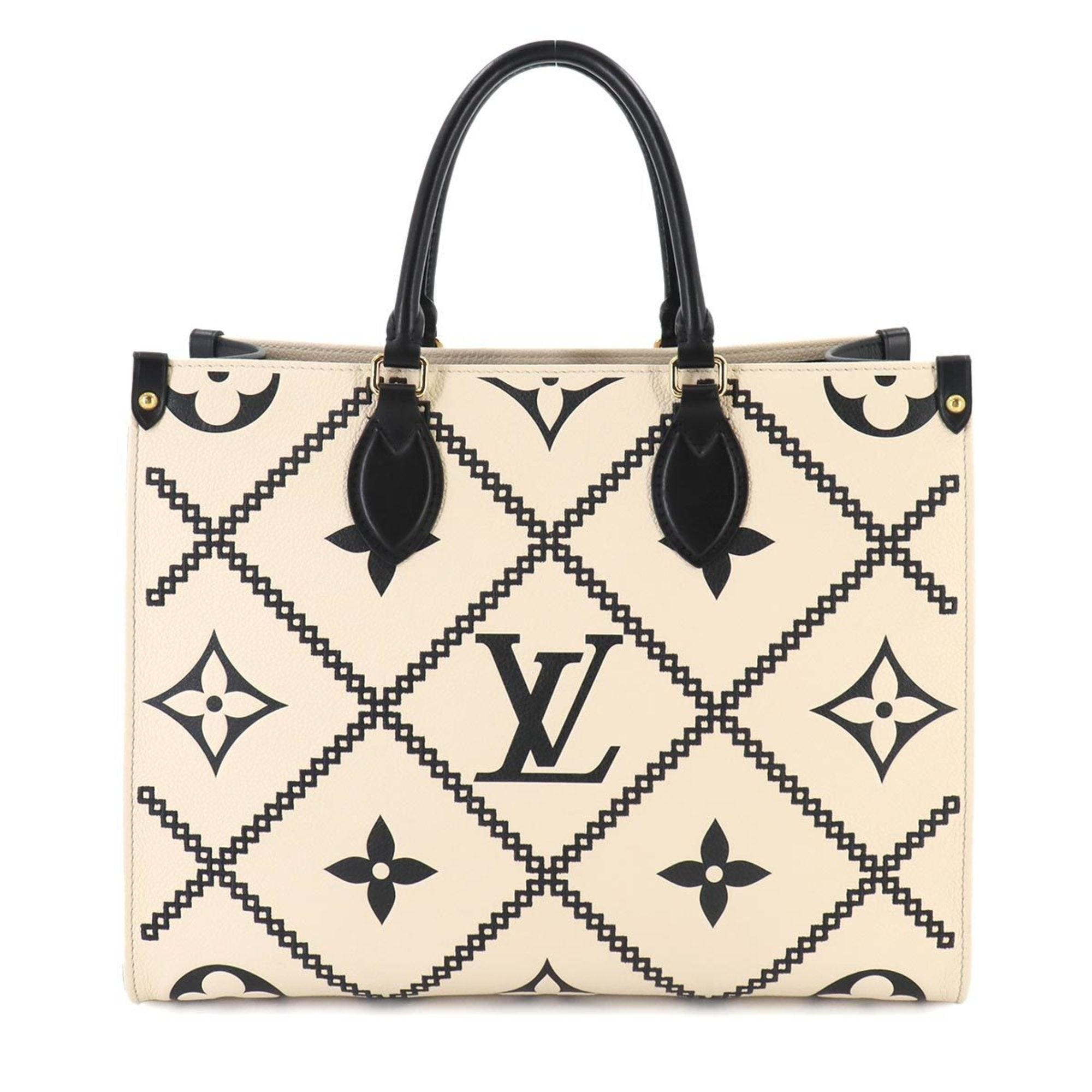 Louis Vuitton Onthego Leather Shoulder Bag ()