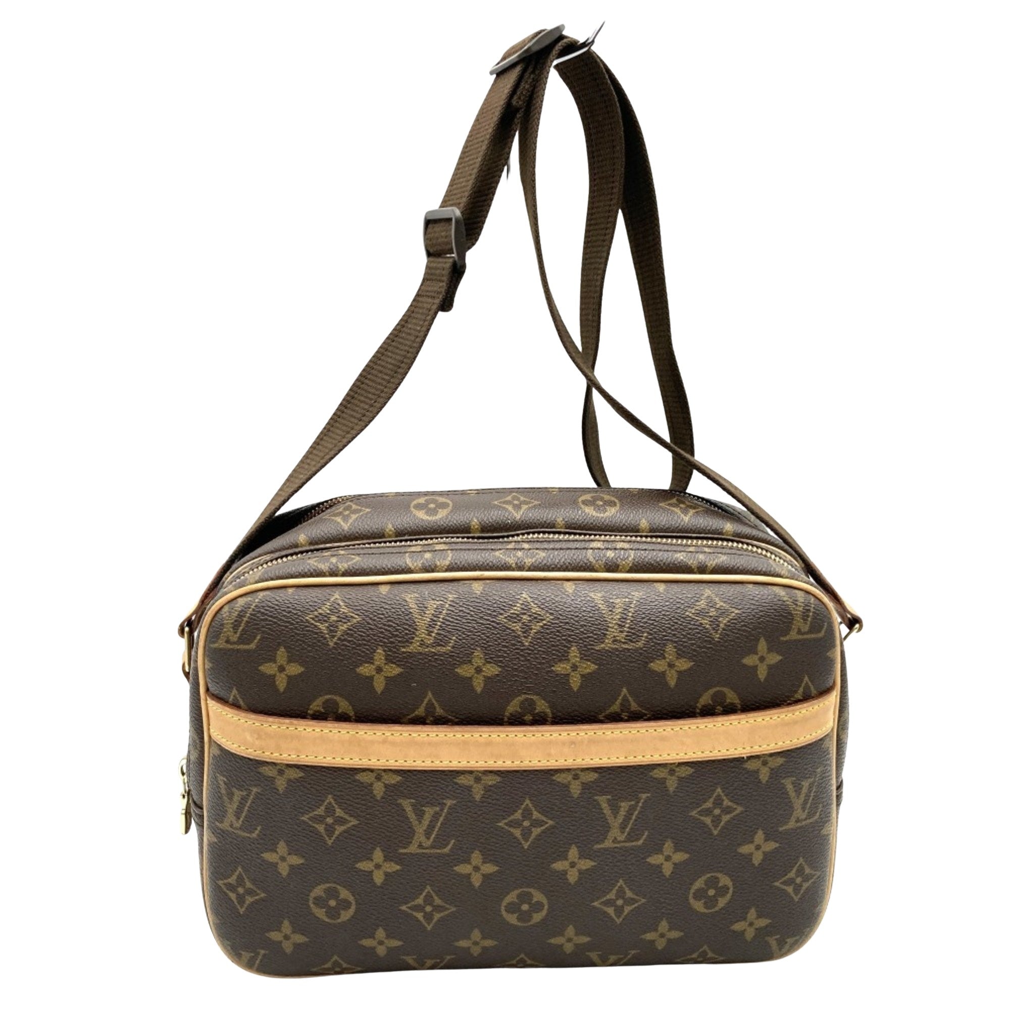 Louis Vuitton Reporter Canvas Shoulder Bag ()