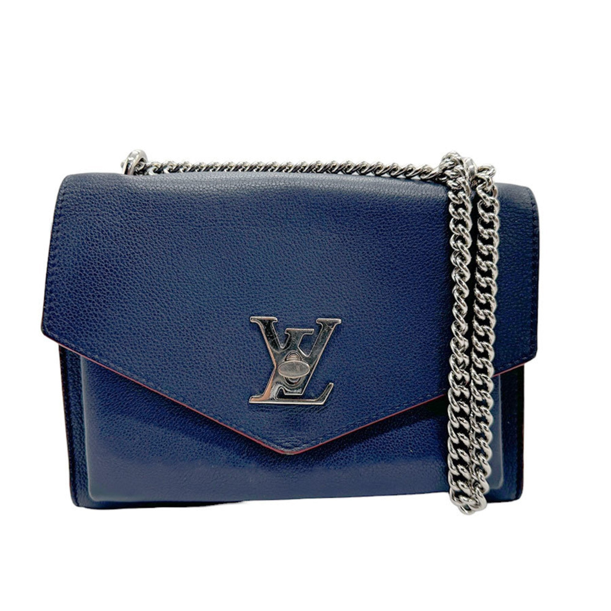 Louis Vuitton Mylockme Leather Shoulder Bag ()