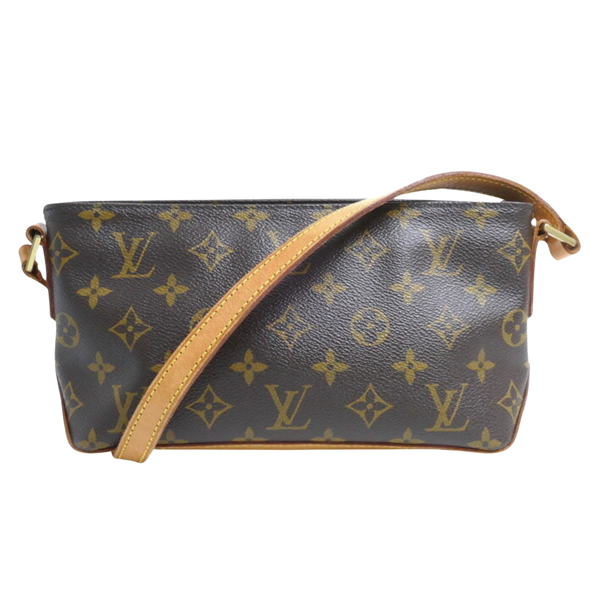 Louis Vuitton Trotteur Canvas Shoulder Bag ()