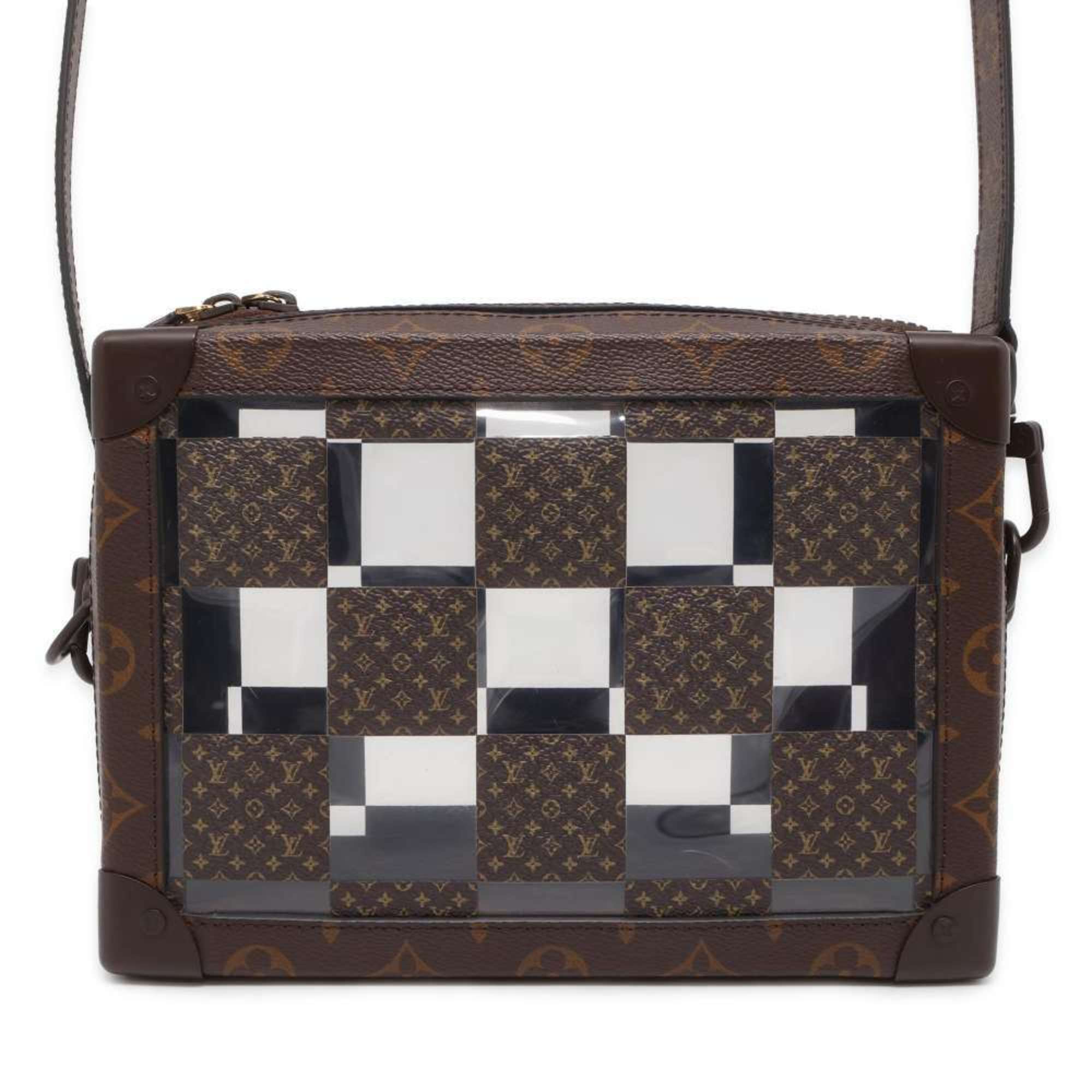 Louis Vuitton Soft Trunk Canvas Shoulder Bag ()