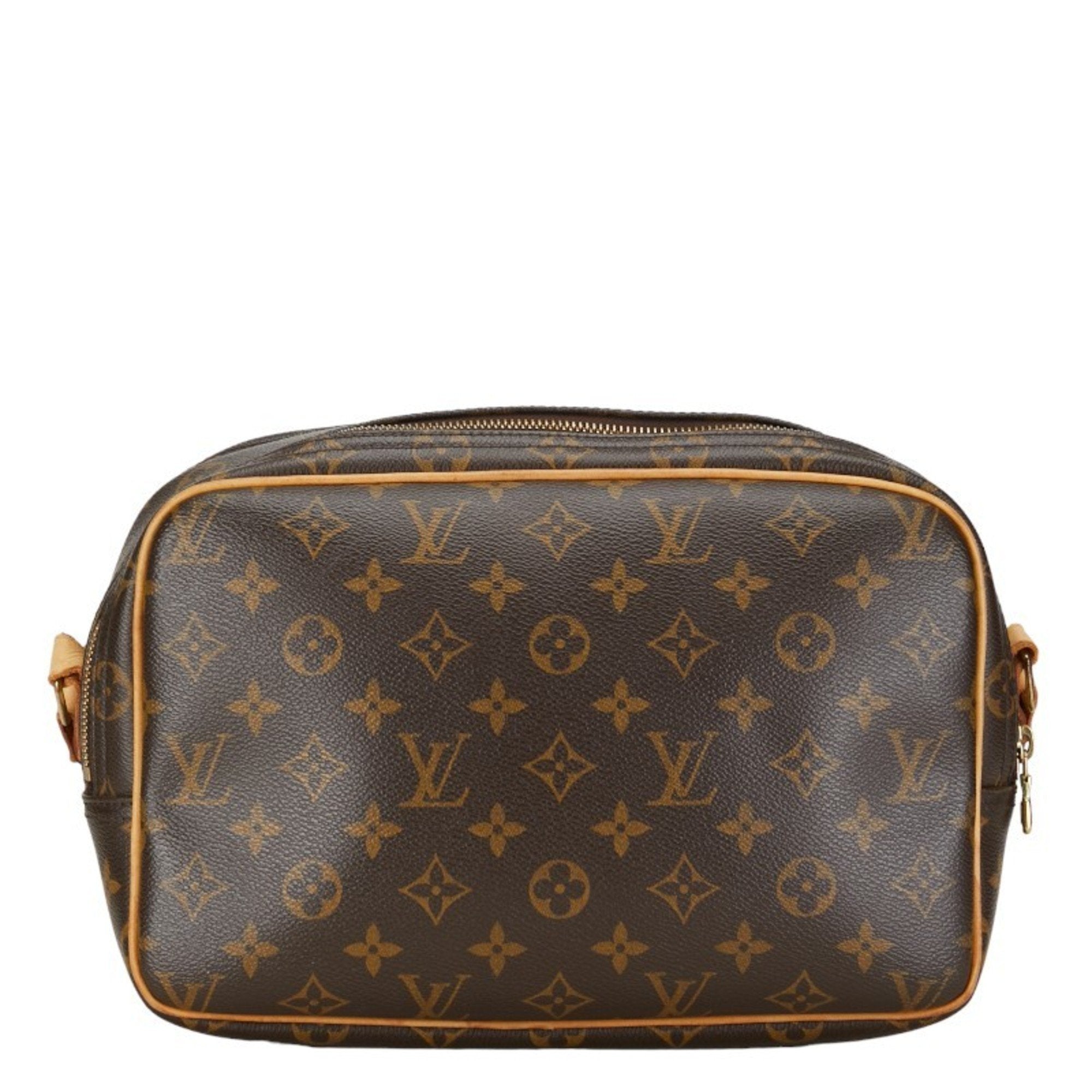 Louis Vuitton Reporter Canvas Shoulder Bag ()