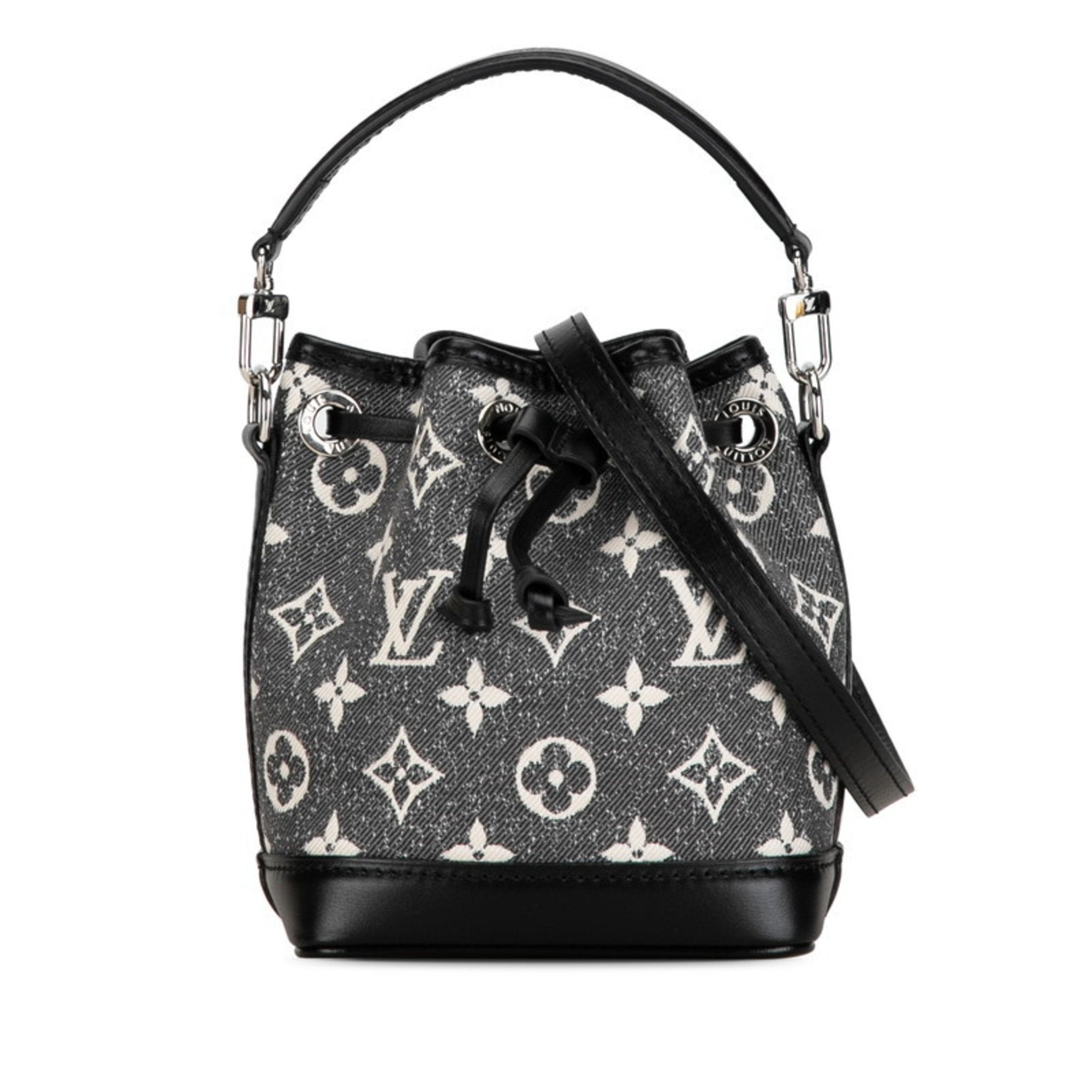 Louis Vuitton Nano Noé blue - Jeans Shoulder Bag ()