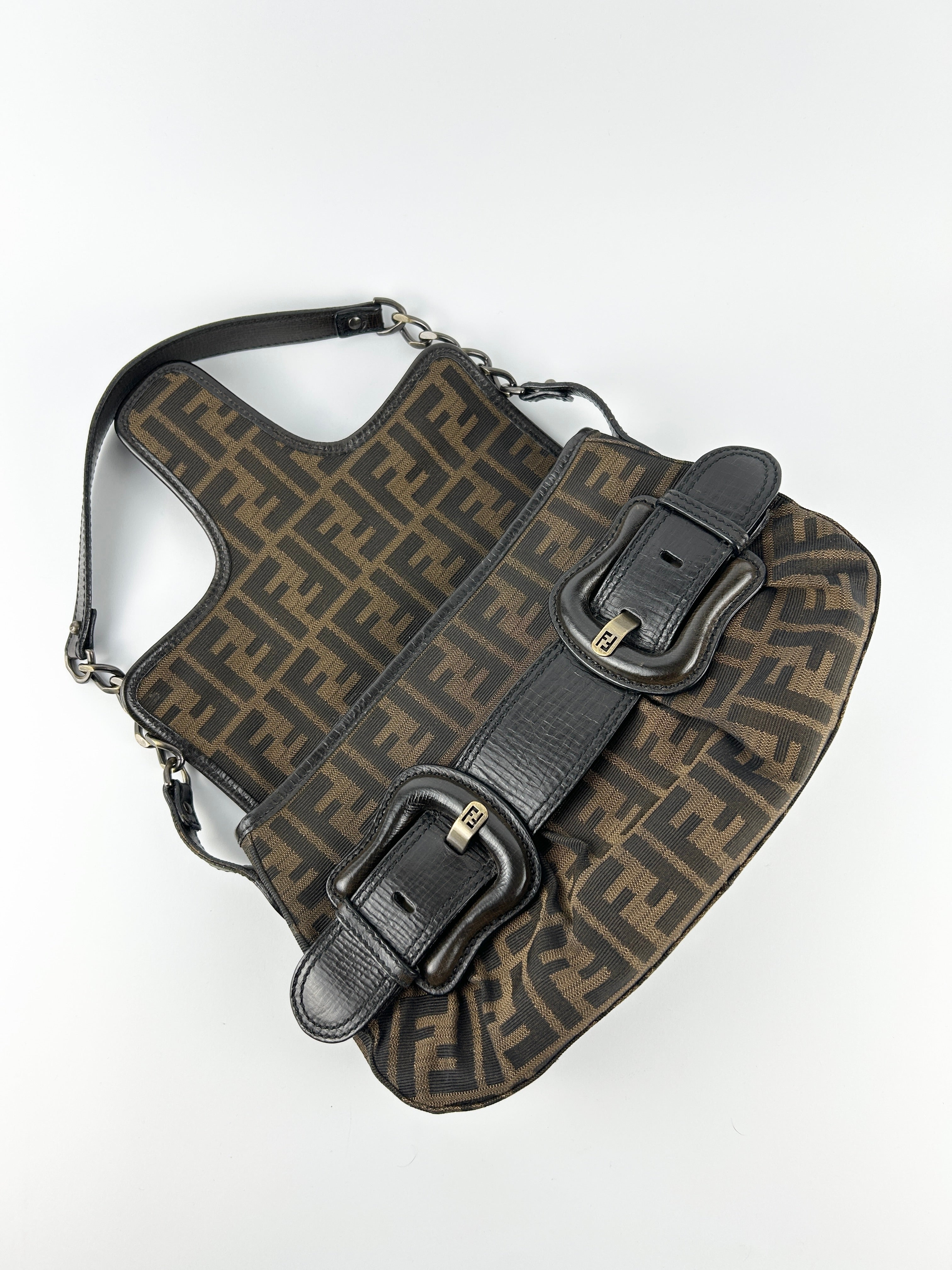Fendi Zucca Tobacco Shoulder Bag