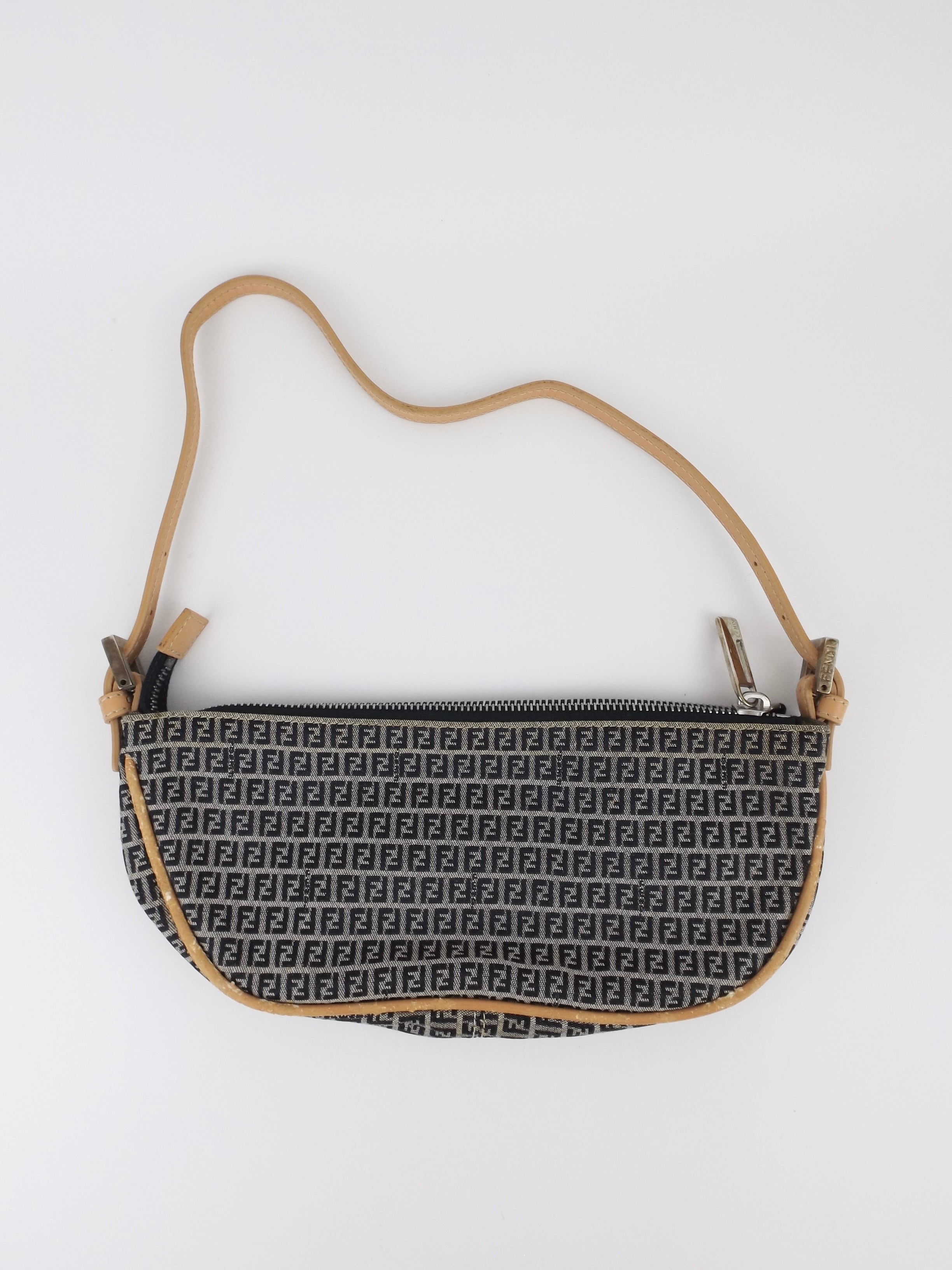 Vintage Fendi Zucca Mini Shoulder Bag