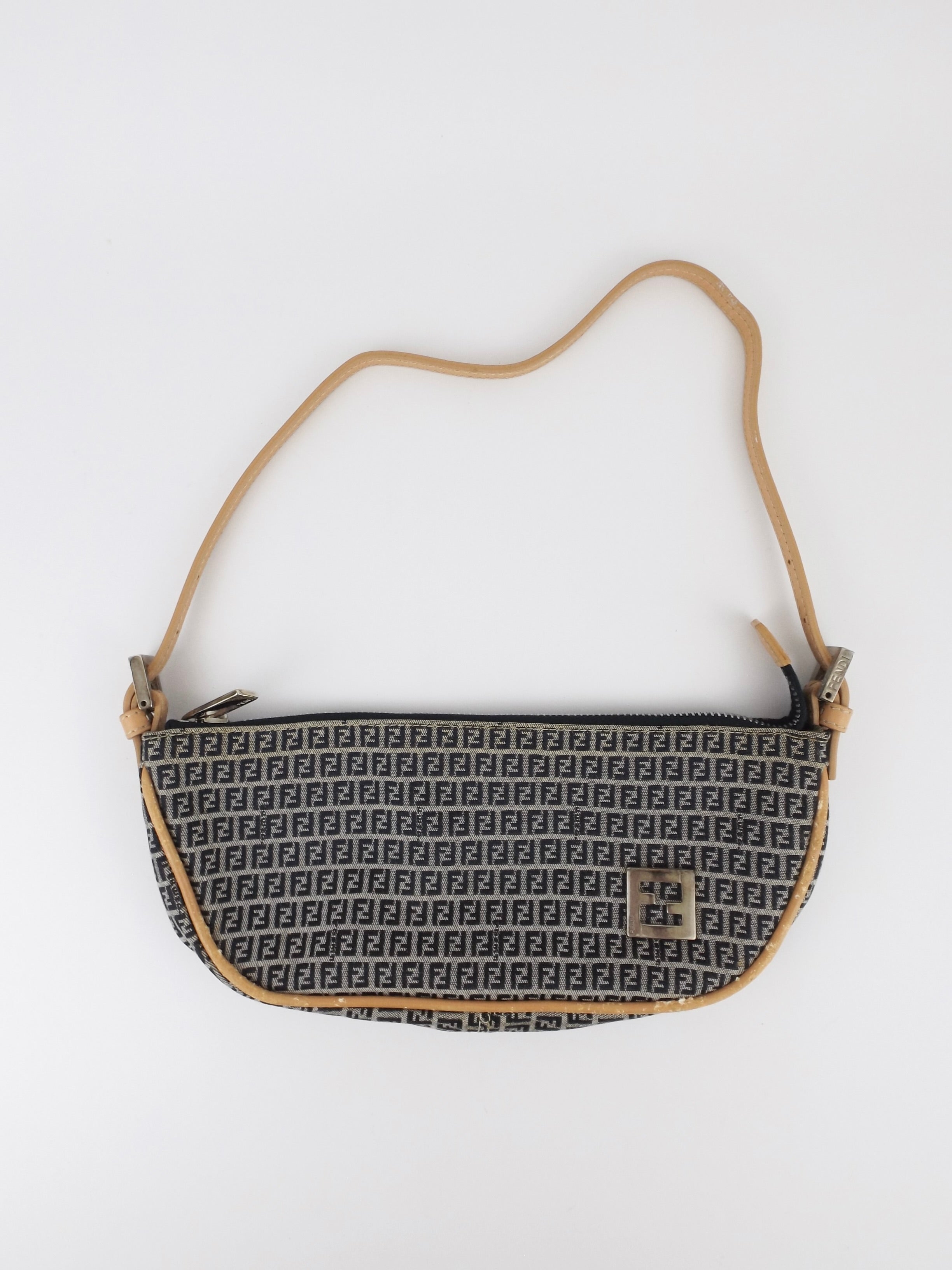Vintage Fendi Zucca Mini Shoulder Bag