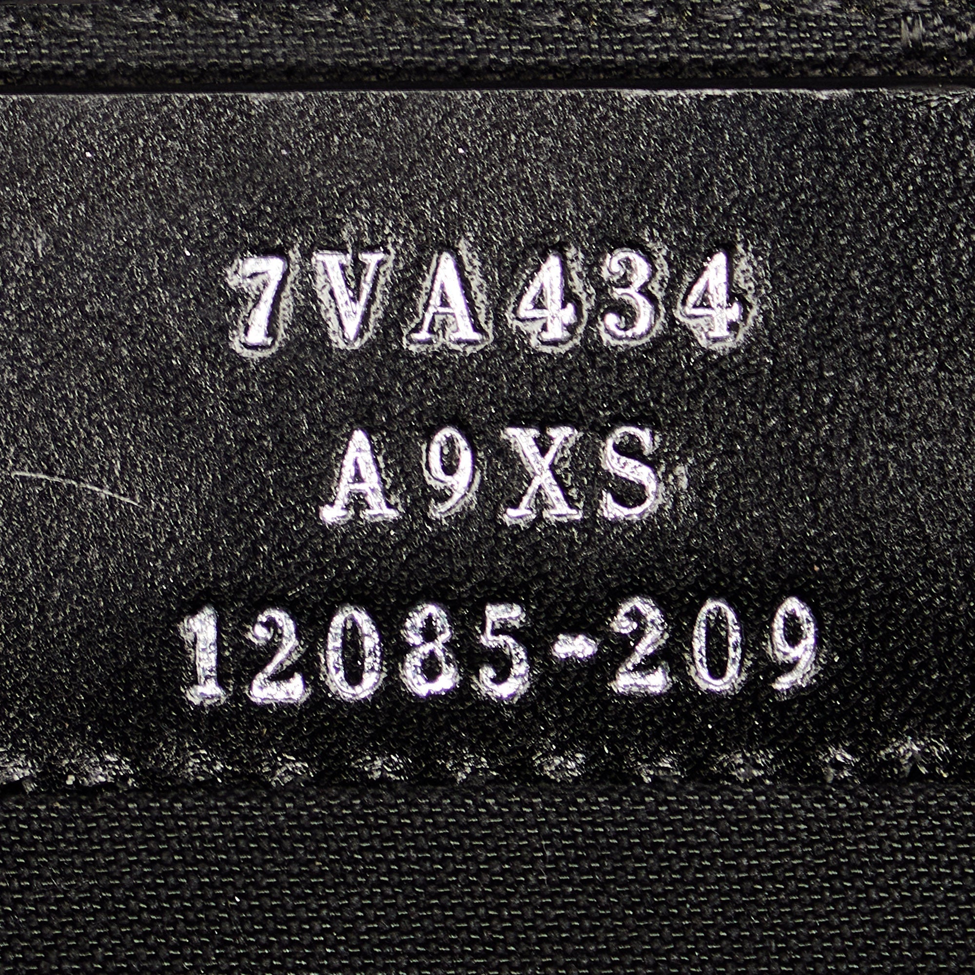 Black Fendi Zucca FF 1974 Diagonal Belt Bag