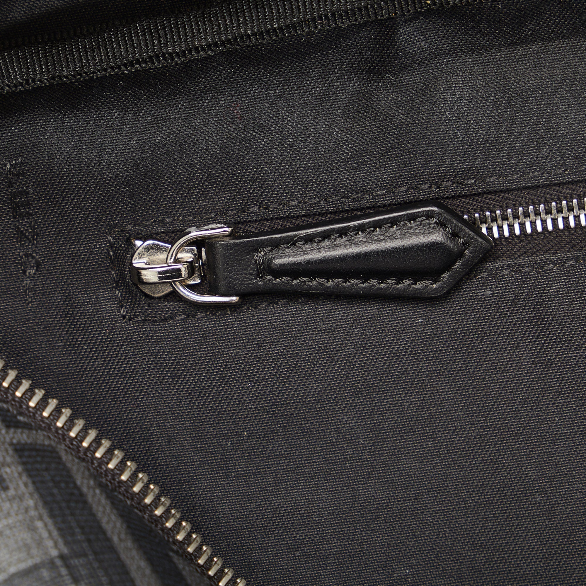 Black Fendi Zucca FF 1974 Diagonal Belt Bag