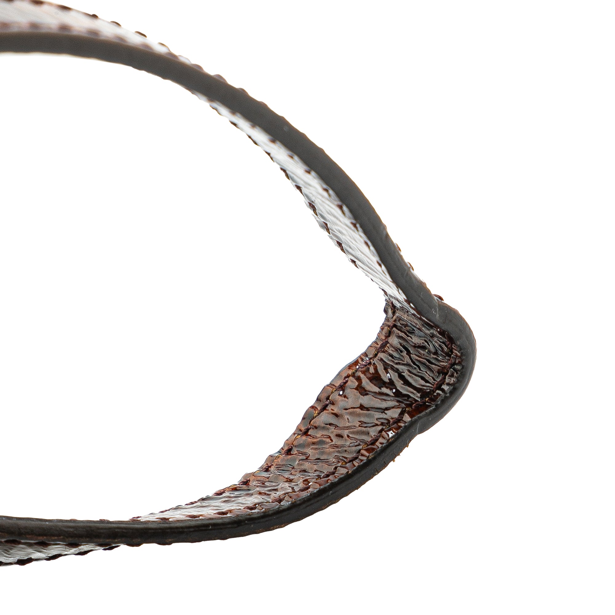 Brown Fendi Leather Shoulder Strap