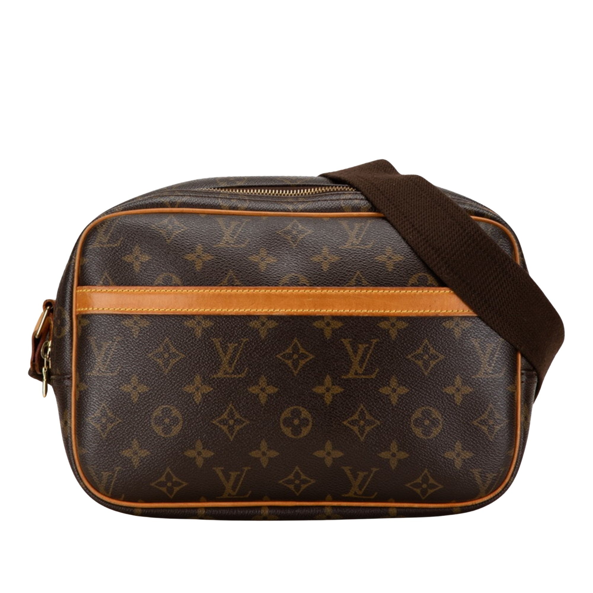 Louis Vuitton Reporter Canvas Shoulder Bag ()
