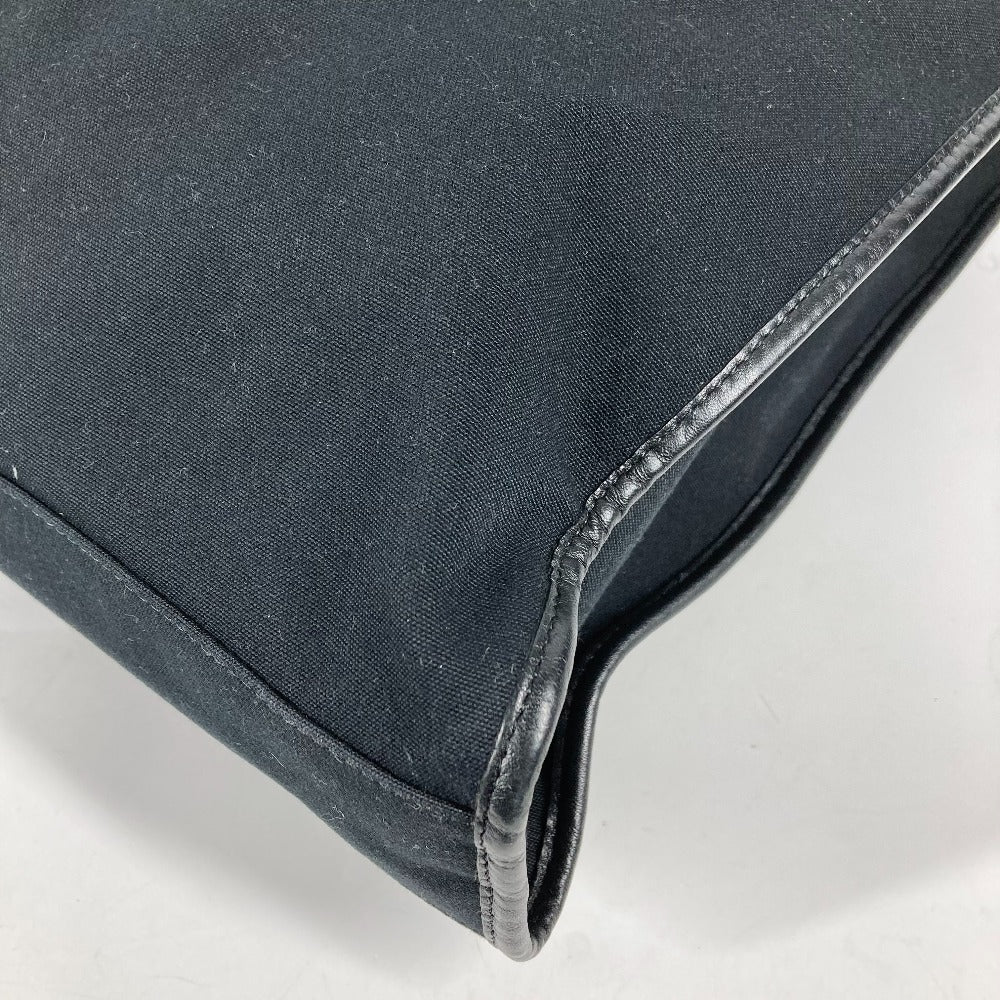 FENDI Tote Bag 7VA435 Canvas / leather black Vertical Shoulder Bag logo FF unisex(Unisex) Used