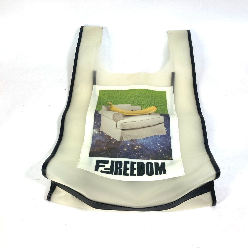 FENDI Handbag 7VA442 Plastics clear banana fruit FREEDOM logo Women Used