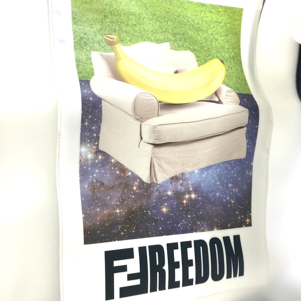 FENDI Handbag 7VA442 Plastics clear banana fruit FREEDOM logo Women Used